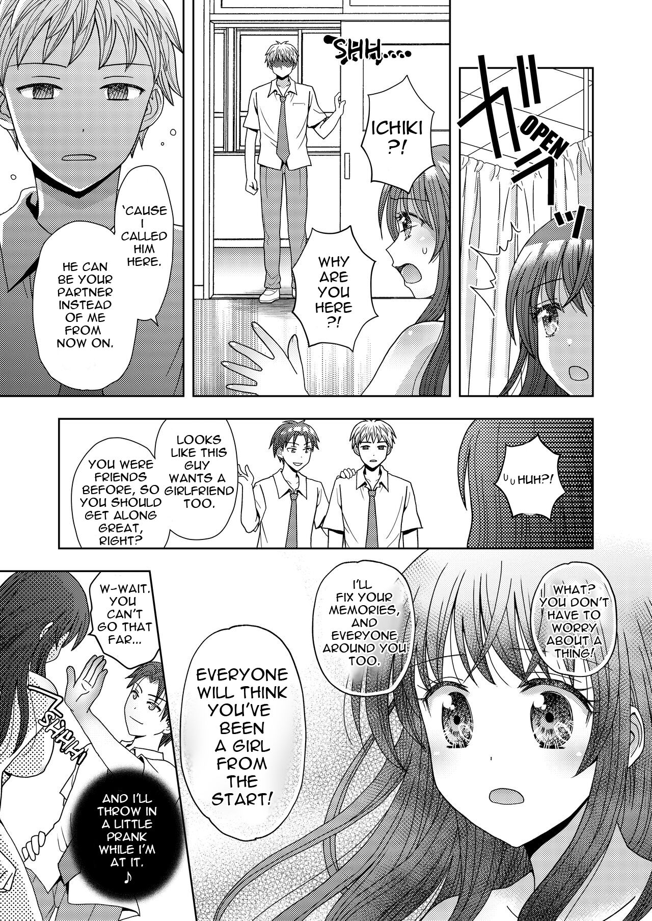 [Amuai Okashi Seisakusho (Yuukey)] Doppelgänger ni Kanojo mo Jinsei mo Ubawarete Bakunyuu JK ni Sareta Boku | My Doppelgänger Stole My Life and My Girlfriend Turns Me Into a Buxom JK Bildnummer 26