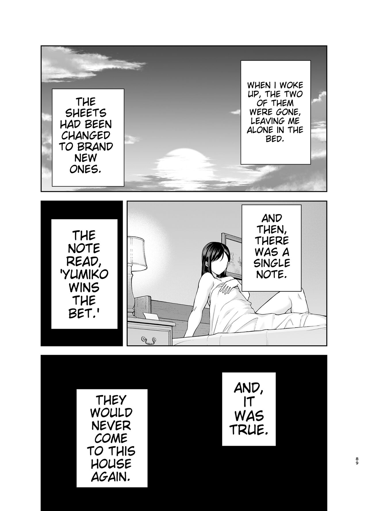 [無修正][DOLL PLAY (黒巣ガタリ)] 夏妻2 ～夏～旅館～ナンパ男達に堕ちた妻～ (オリジナル) [無邪気漢化組] [DL版]  [Machine Translation] numero di immagine  87