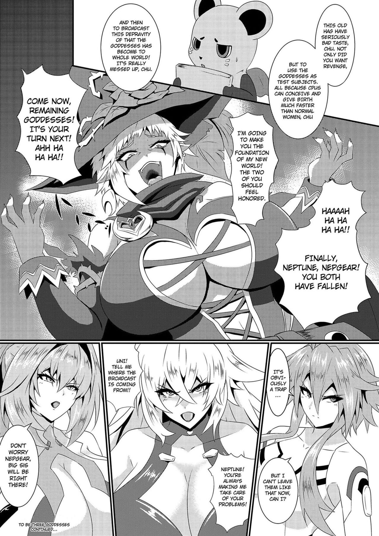 [Shiro Brownie (Seshiro)] Pleasure of the Goddesses -Nep- (Hyperdimension Neptunia) [English] [Digital] изображение № 25