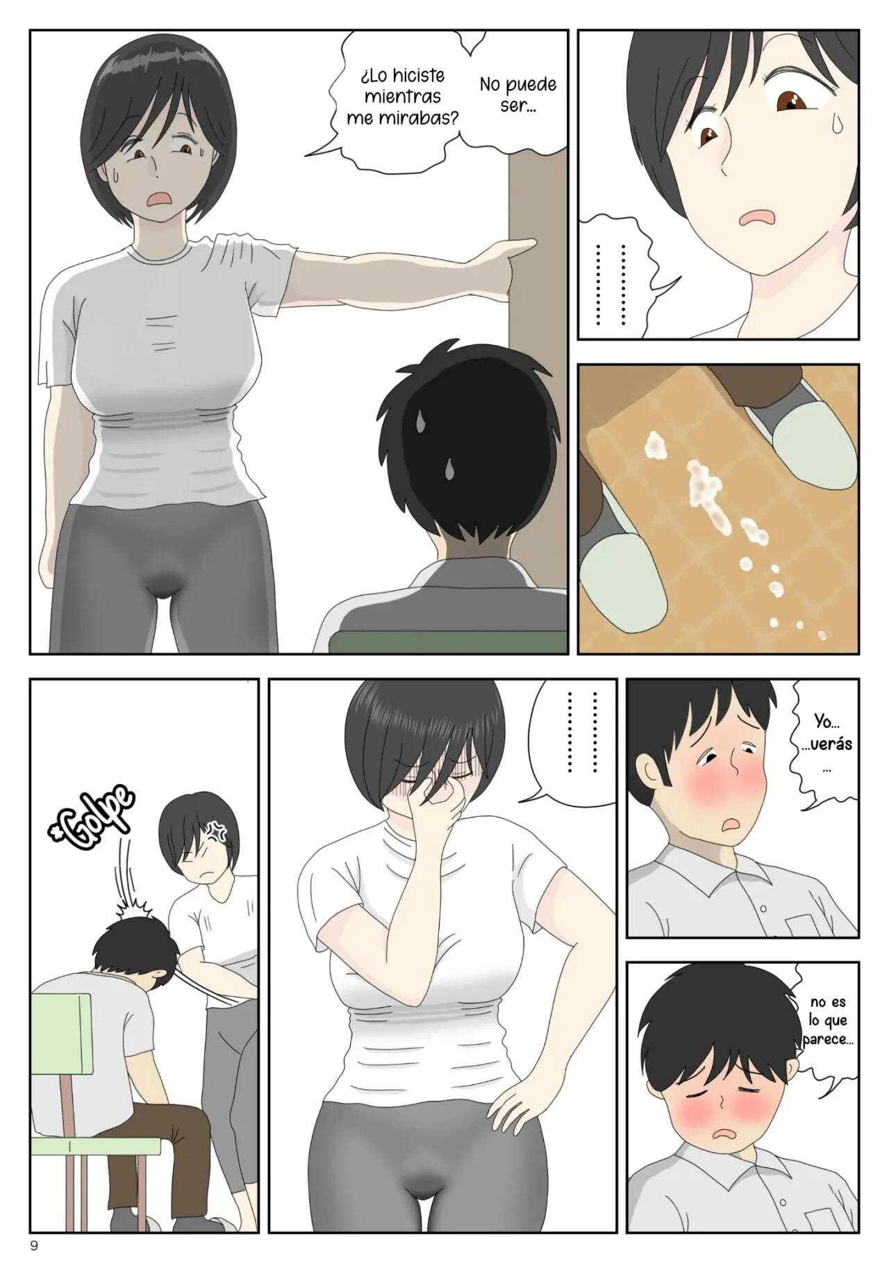 [Mizuarai no kai] Onaneta Kaa-san | Mamá  es mi material para masturbación 01 [Spanish] [McLovin] imagen número 9