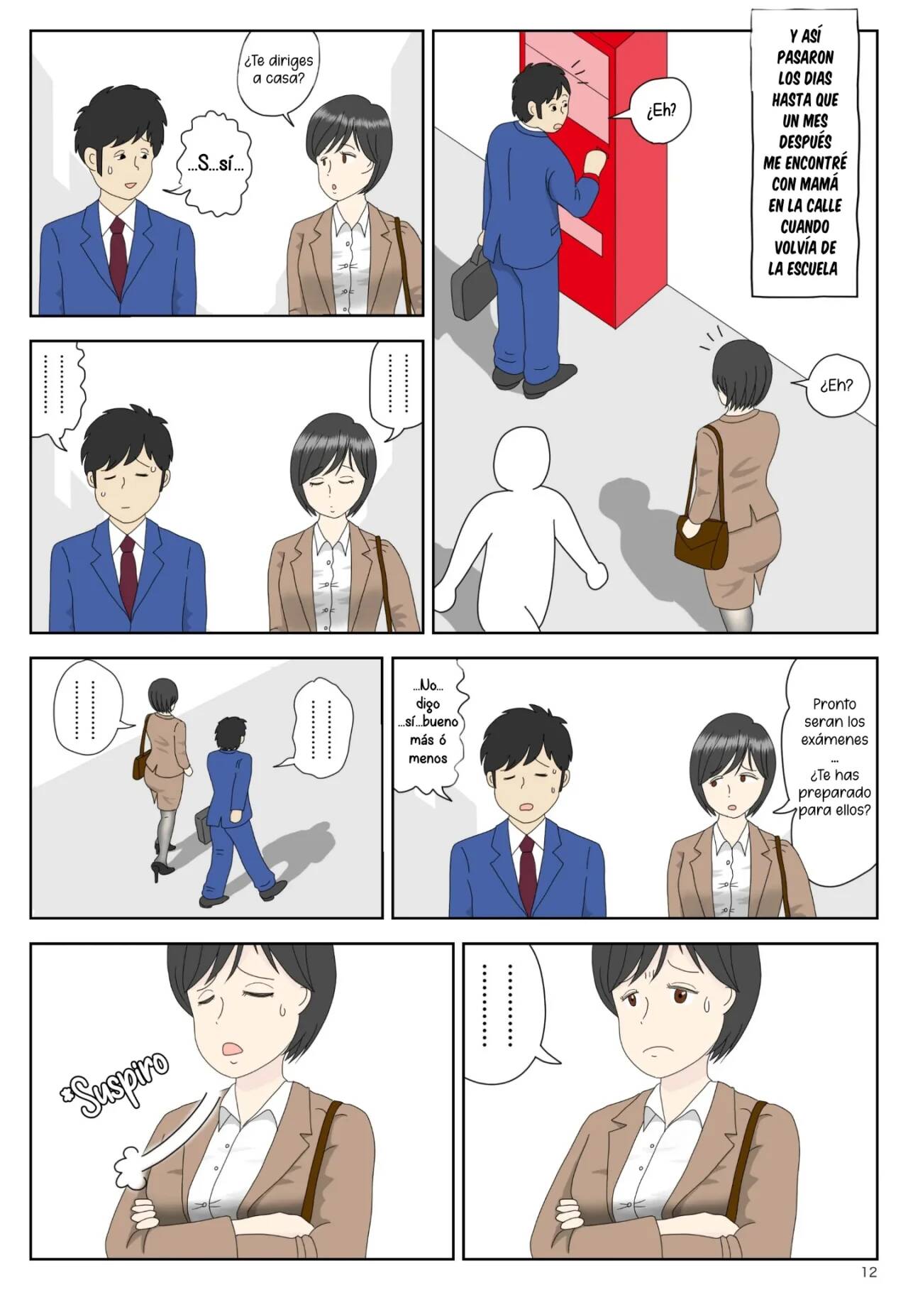 [Mizuarai no kai] Onaneta Kaa-san | Mamá  es mi material para masturbación 01 [Spanish] [McLovin] imagen número 12