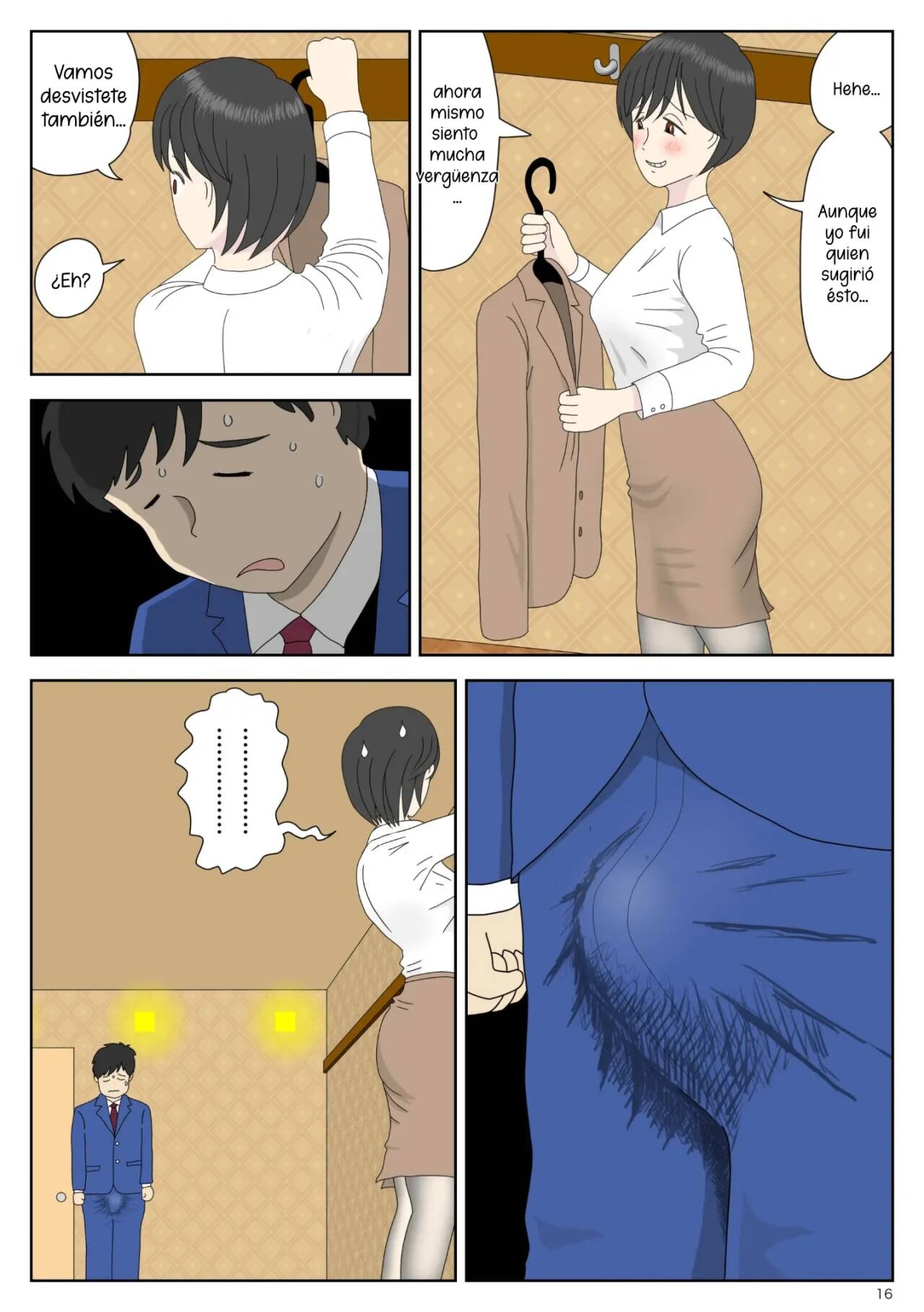 [Mizuarai no kai] Onaneta Kaa-san | Mamá  es mi material para masturbación 01 [Spanish] [McLovin] imagen número 16