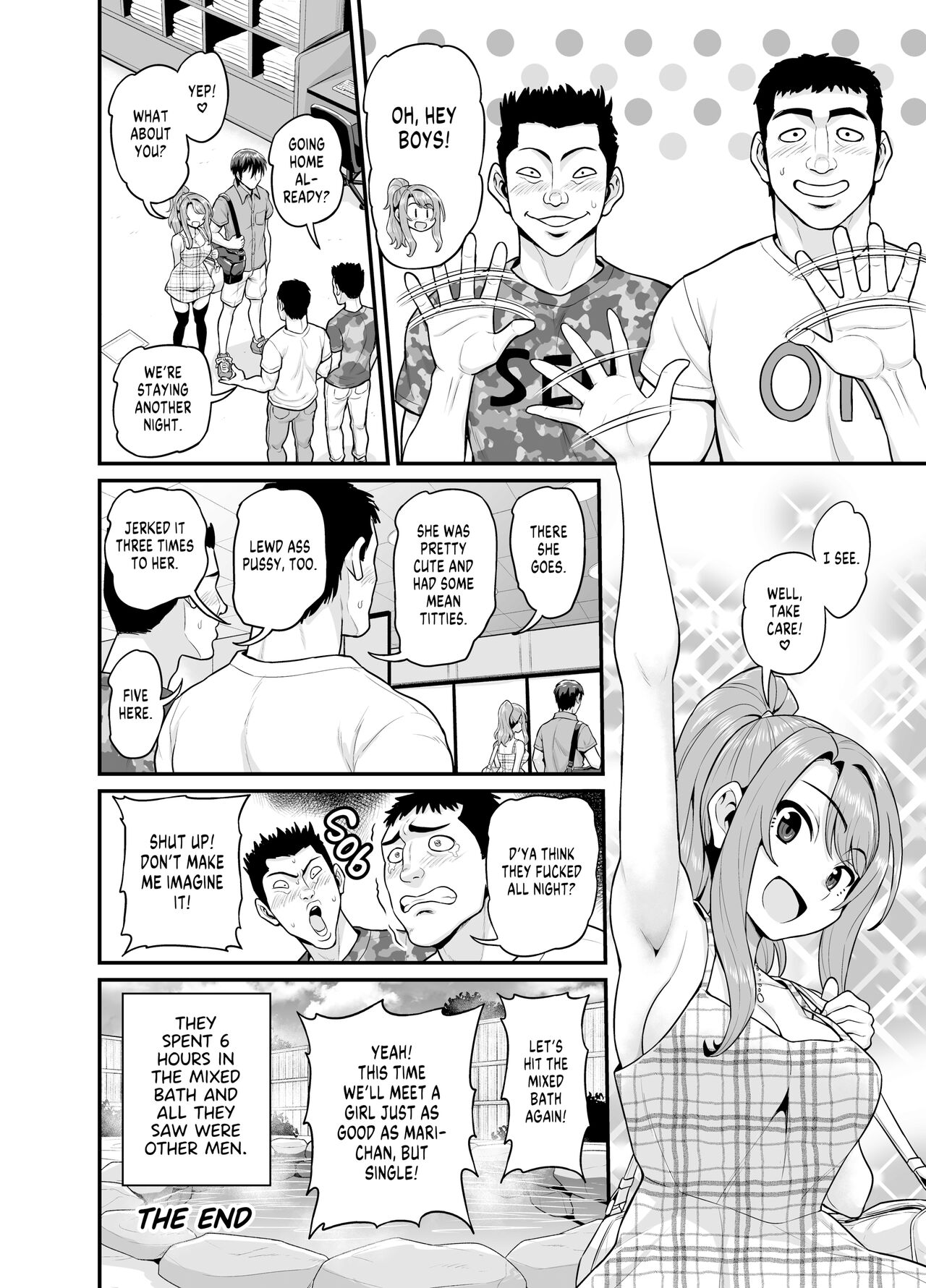 [Gachonjirou] Getting it On With Your Gaming Buddy at the Hot Spring [English] {FUDEORS} [Decensored] image number 51