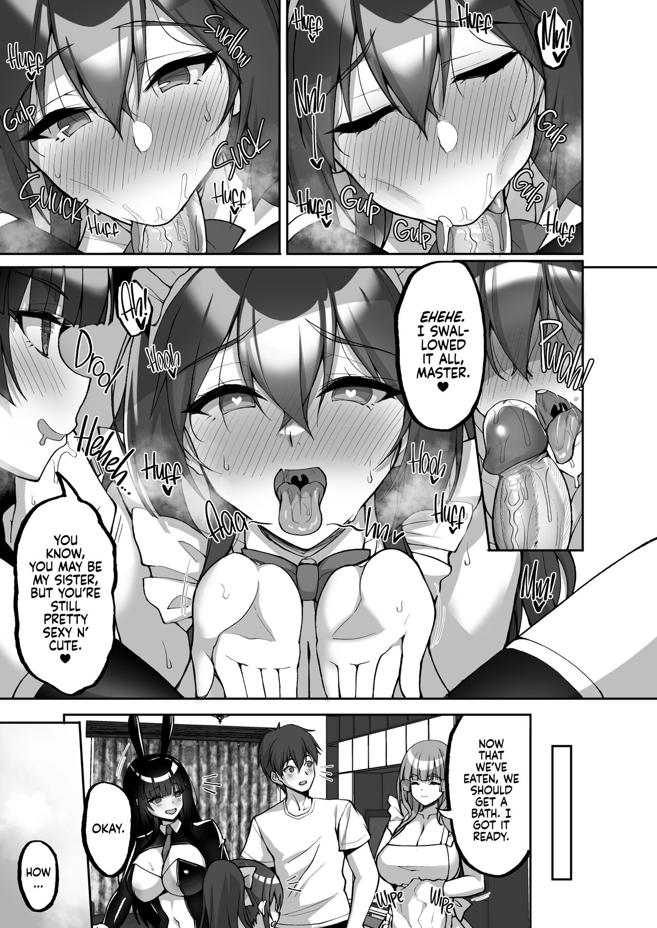 [Labomagi! (Takeda Aranobu)] Chishojo Fuuki Iin no Minna ni Ienai Inbi na Onegai 7 ~Shimai to Mama o Seiteki ni Moteasobu Otomarikai Zenpen~  [English] {2d-market.com} [Decensored] [Digital] Bildnummer 40