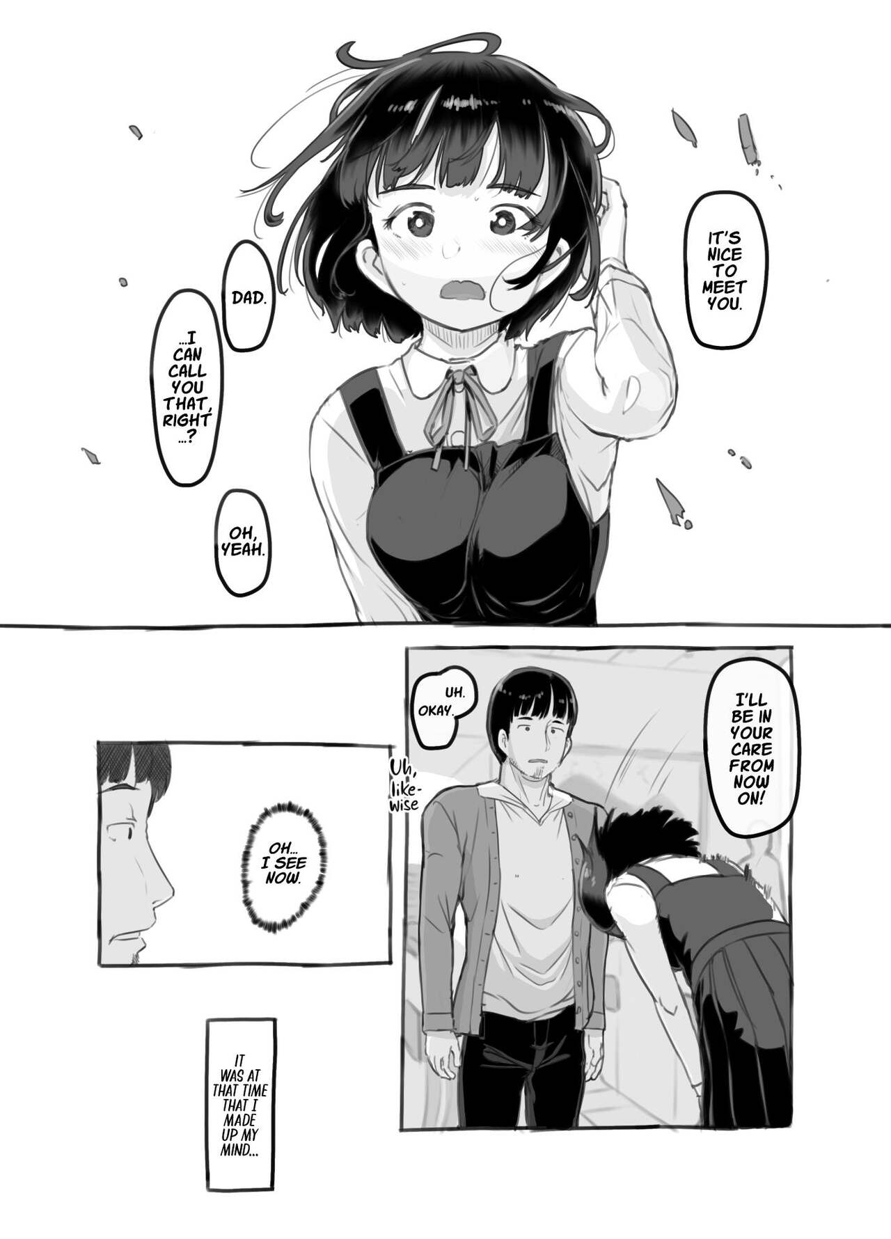 [Kuromahou Kenkyuujo (Nukaji)] Ore no Musume wa Moto Kano Ni | My Daughter Looks Like My Ex-Girlfriend [English] [Comics and Mango] [Digital] Bildnummer 7