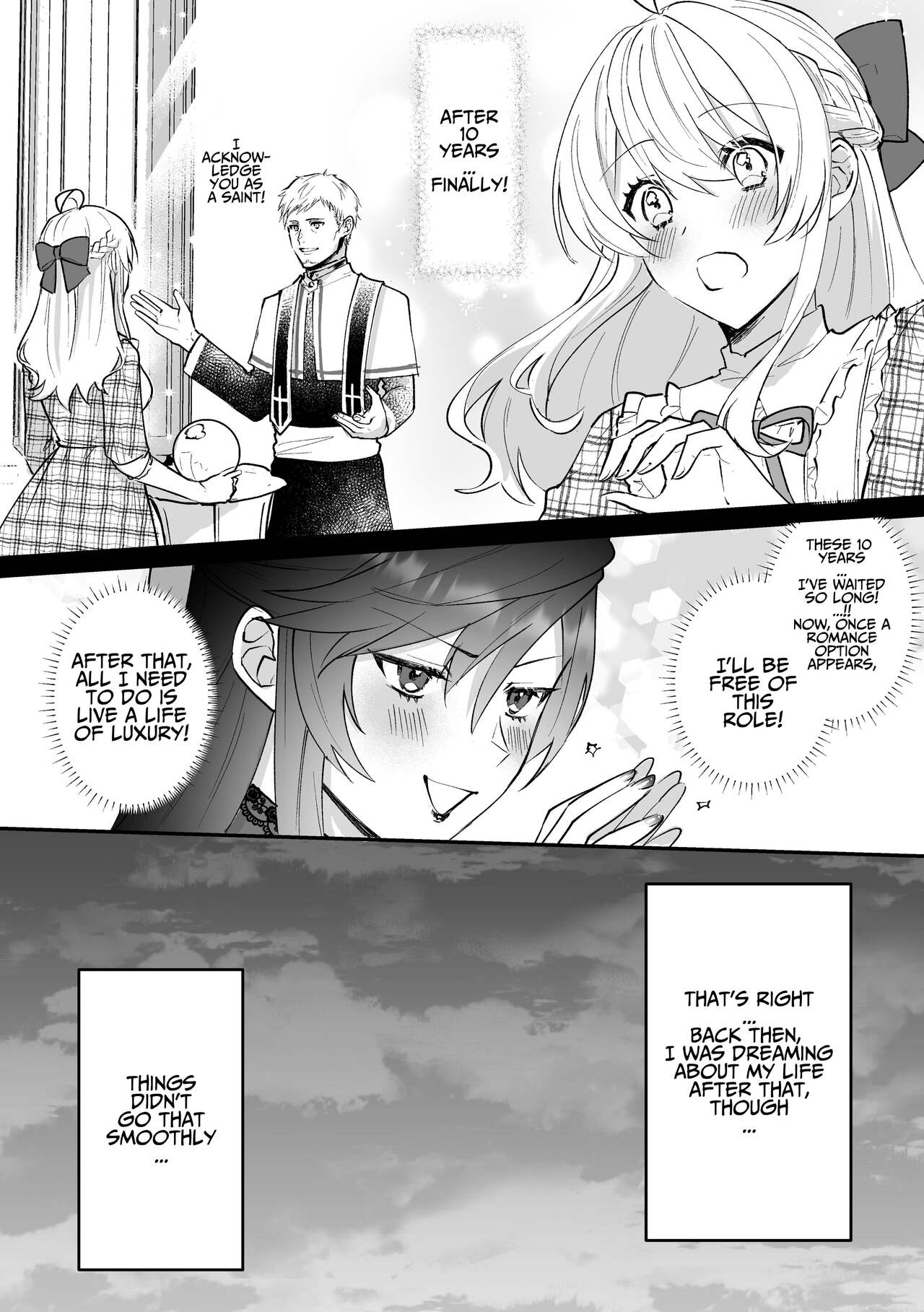 [Kyoutansan (Daizu)] Danzai Route o Kaihi Shiyou to Shita Akuyaku Reijou wa Futanari Seijo no Imouto ni Dekiai Saremashita [English] [Kusanuu] imagen número 14