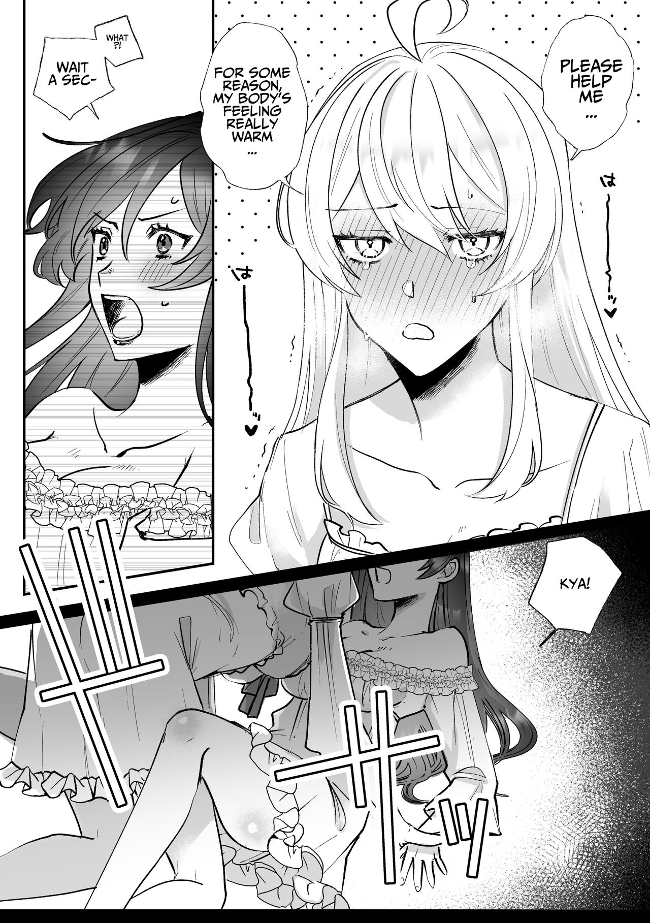 [Kyoutansan (Daizu)] Danzai Route o Kaihi Shiyou to Shita Akuyaku Reijou wa Futanari Seijo no Imouto ni Dekiai Saremashita [English] [Kusanuu] imagen número 16