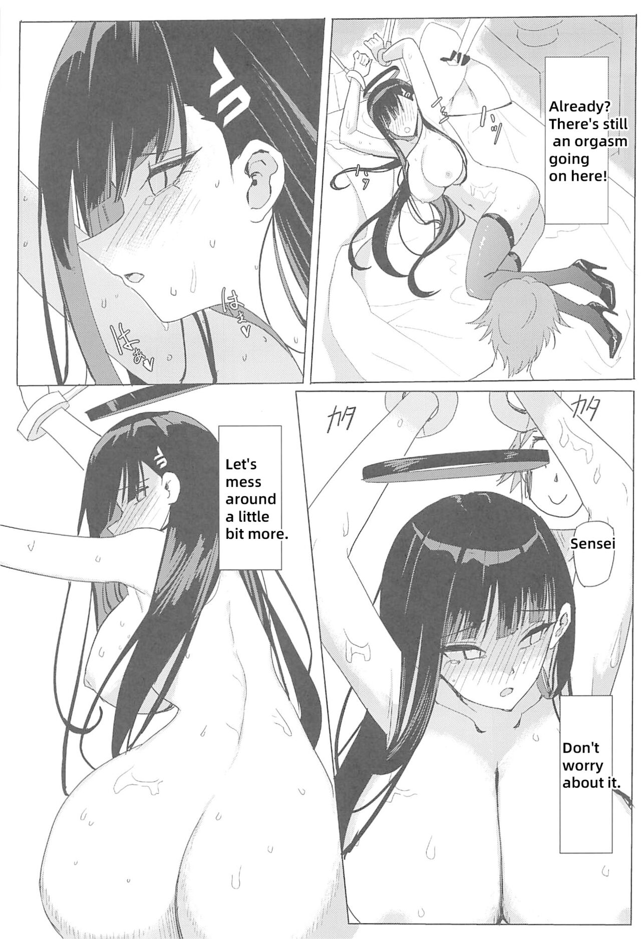 (C102) [Aoki Tsubasa (Shogun)] Rio Club wa Kaiinsei | Rio Club is a membership system (Blue Archive) [English] [18kamiscan] imagen número 18