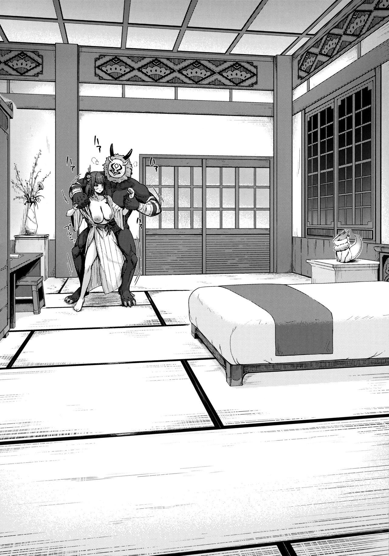 (C101) [Nanaya (Nao)] Kage-chan to Deka Churl | Raiden and the Big Hilichurl (Genshin Impact) [English] imagen número 9