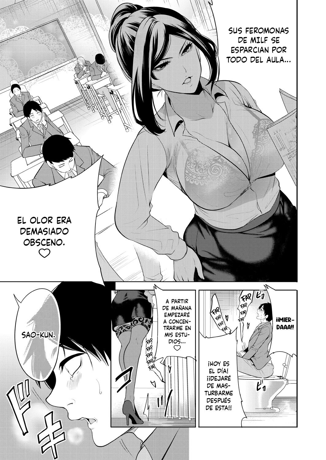 [Miyahara Ayumu] Jukujo kyōshi dai 1-wa  | Maestras Maduras Capítulo 1 (COMIC Mugen Tensei 2023-09) [Spanish] [Daraku Hotel] [Digital] Bildnummer 8