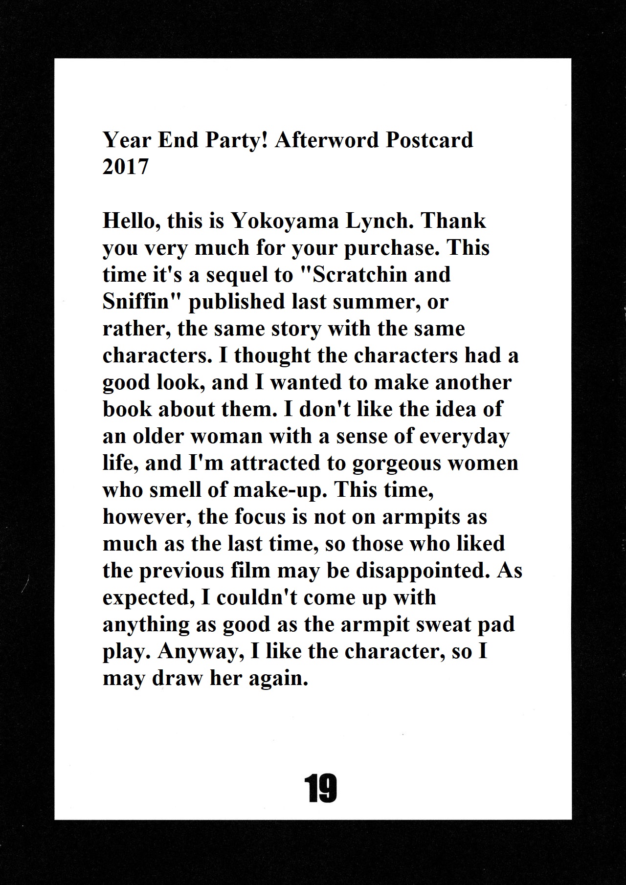 (C93) [VIRGIN AT FUNERAL (Yokoyama Lynch)] PASSION INSANE [English] image number 19