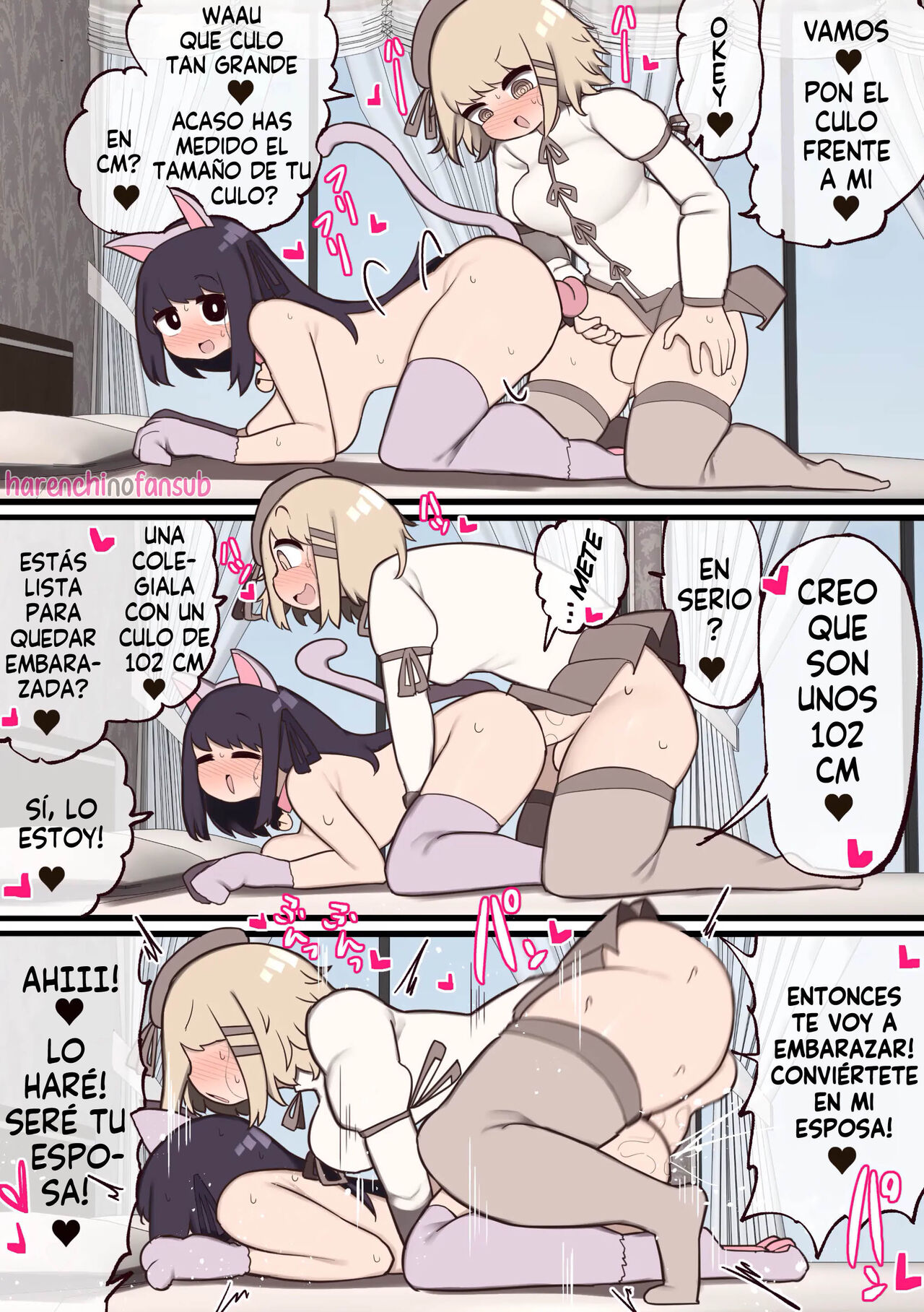 [Izumo Gasshuukoku (Momomo Gasshuukoku)] Futanari Mahou Shoujo ❤Teki ni Chinchin Haya sareta node❤❤Sex shite mo Ii yo ne?❤ [Spanish] [Descensored] [Harenchi no Fansub] изображение № 15