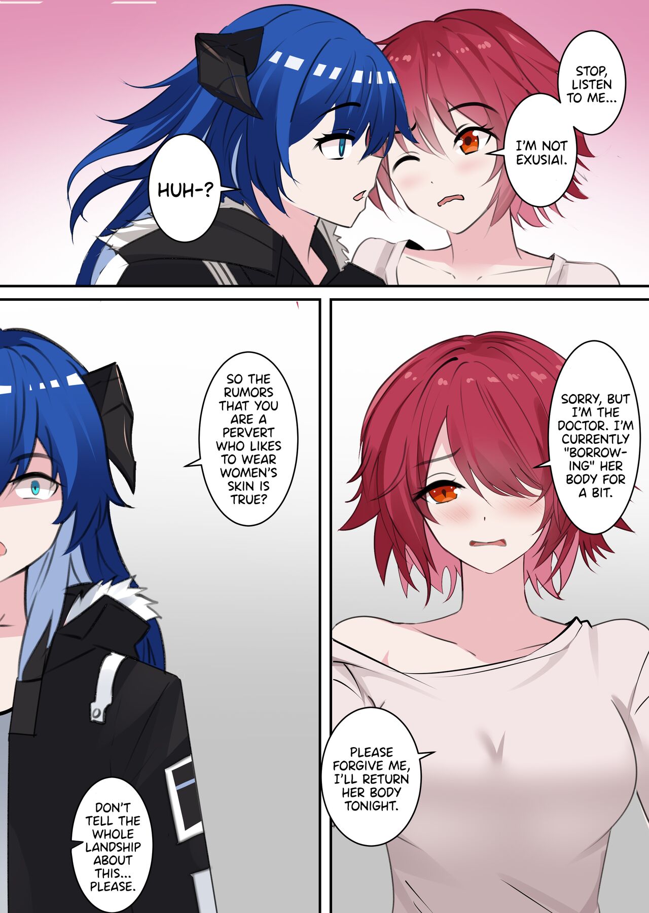 [gege] Exusiai (Arknights) [English] [DKKMD Translations] изображение № 12