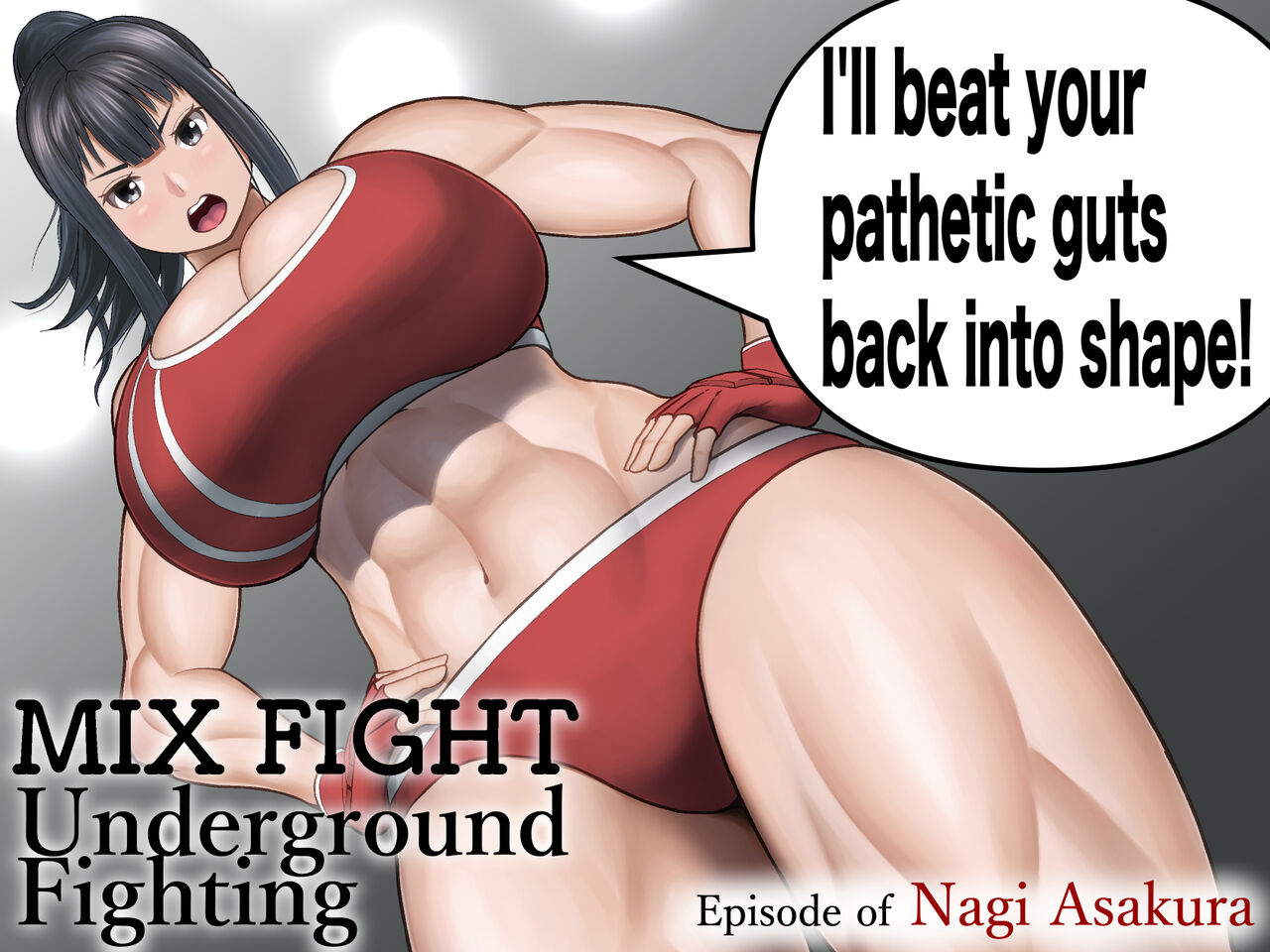 [Utoisa] MIX FIGHT  Chika Kakutou ~Asakura Nagi Hen~ |  MIX FIGHT Underground Fighting Episode of Nagi Asakura  [English] image number 1