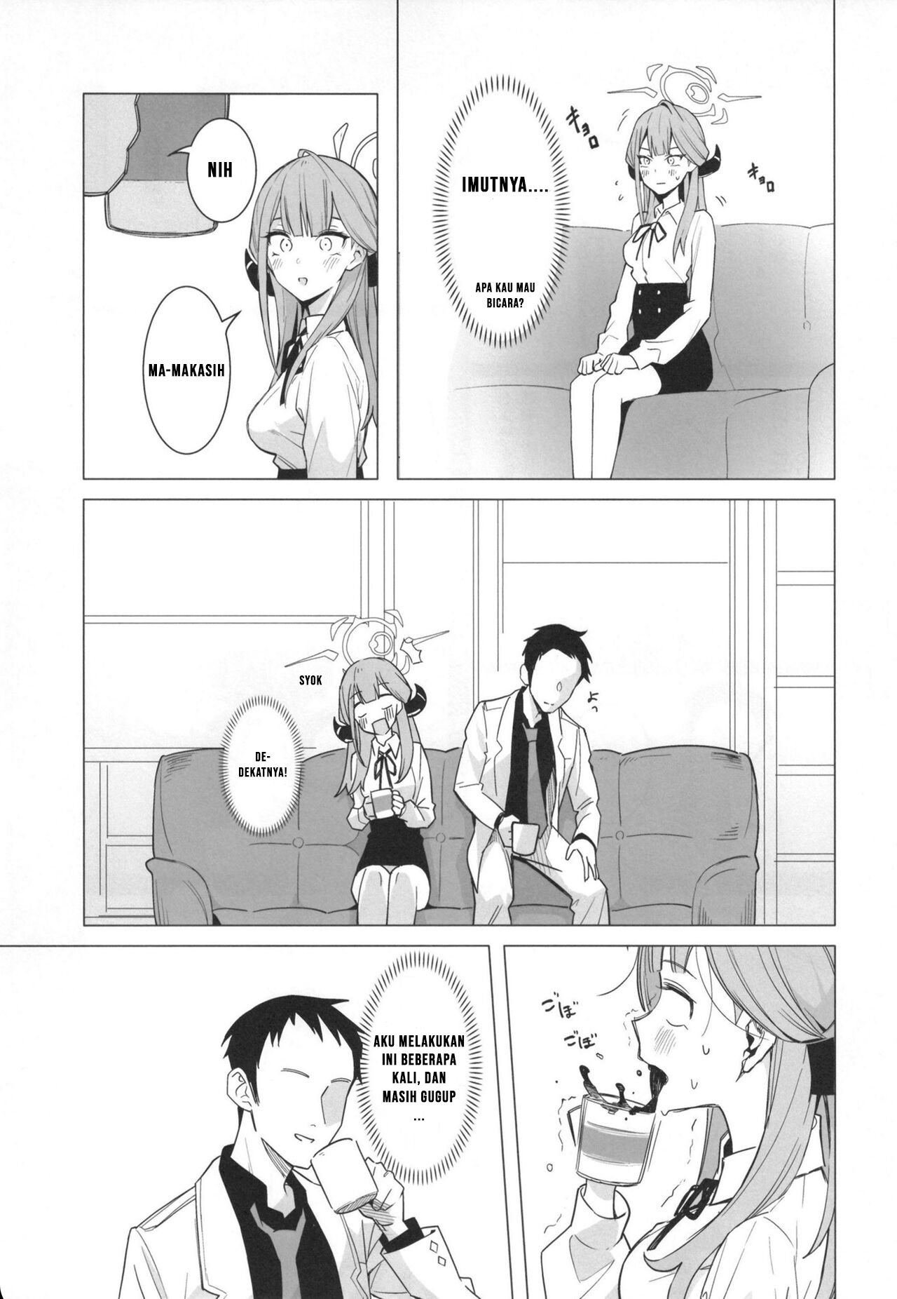 [(RQTK)] shachou to ichasuru hon (Blue Archive) [indonesian] 画像番号 6