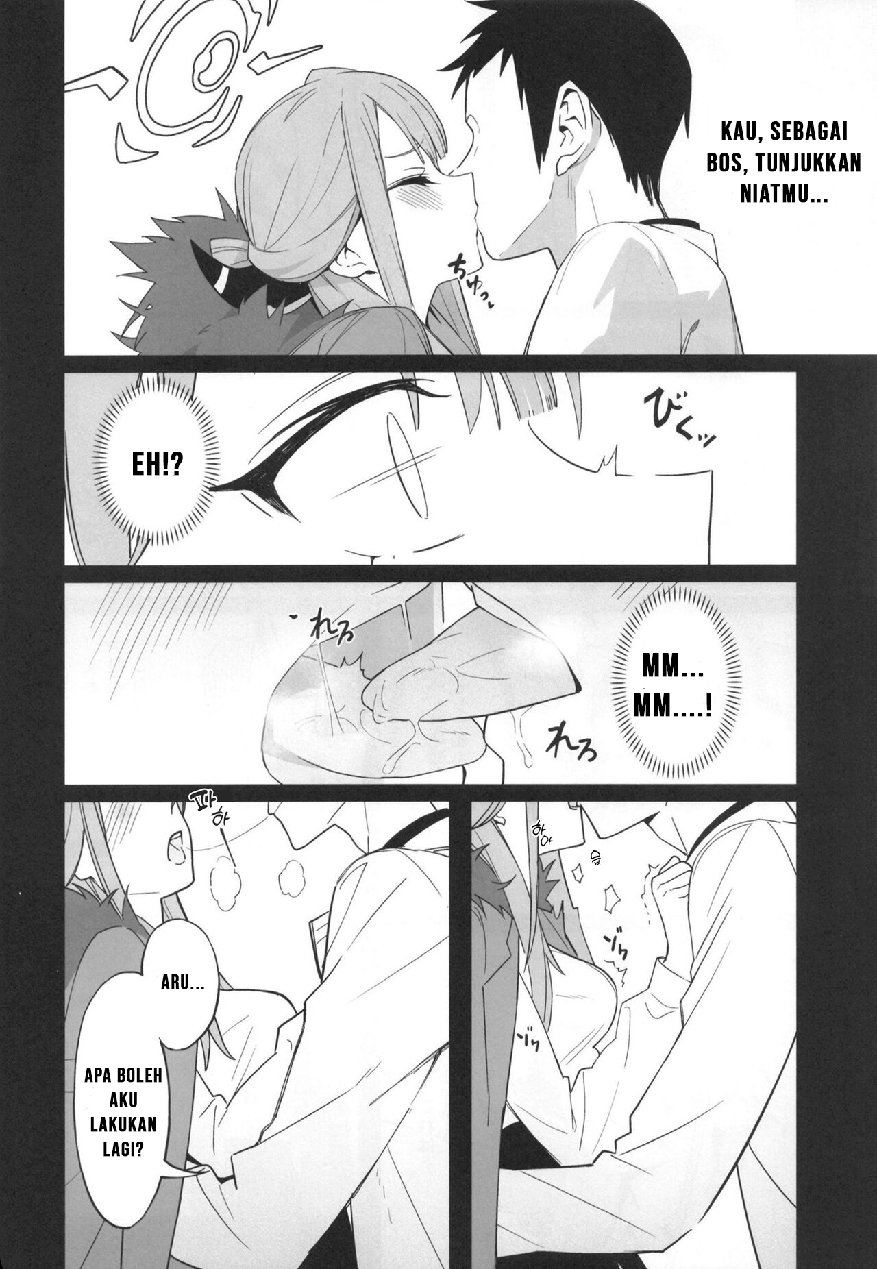 [(RQTK)] shachou to ichasuru hon (Blue Archive) [indonesian] 画像番号 9