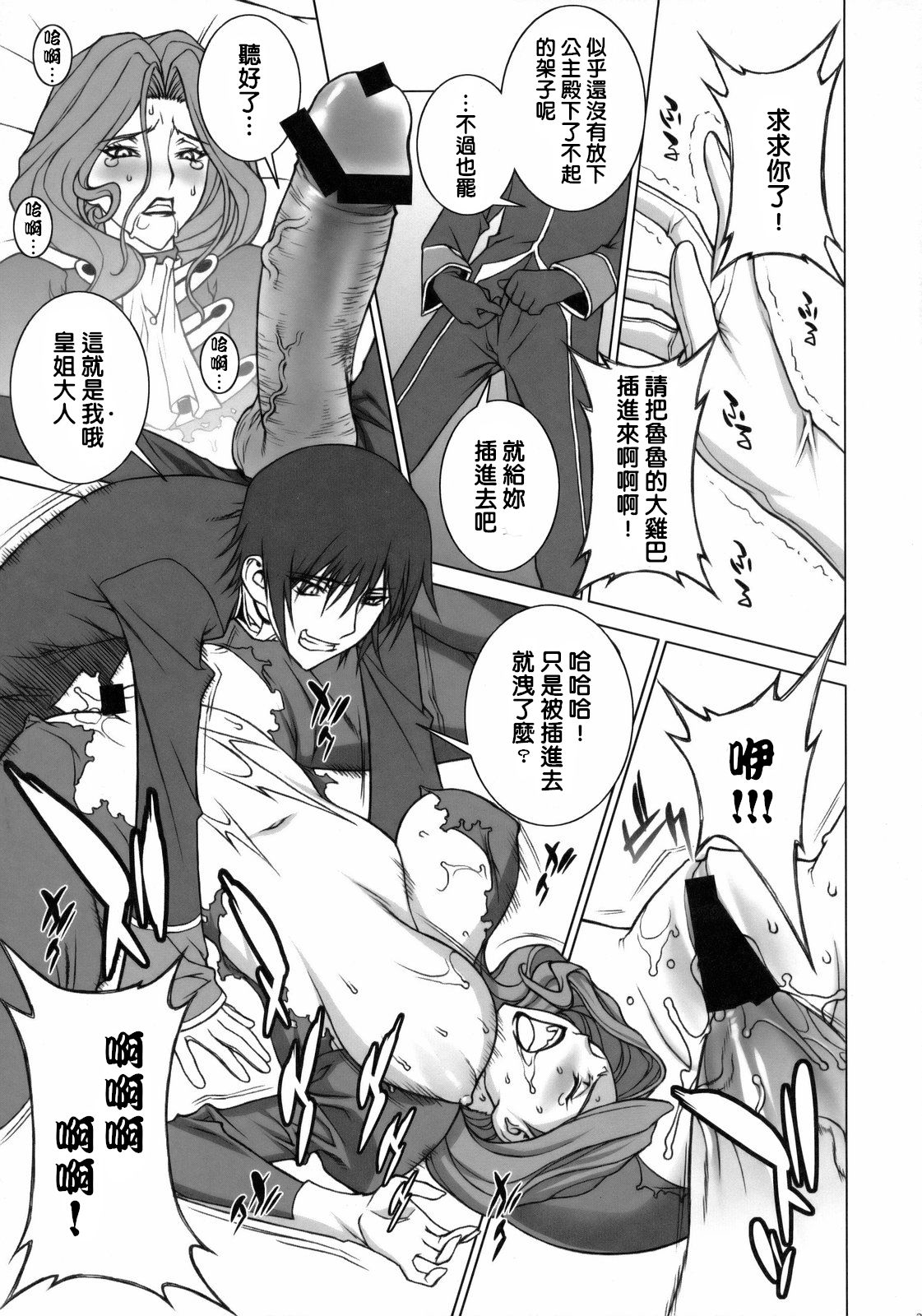 (C75) [Motchie Kingdom (Motchie)] Tsumi to Batsu | 罪與罰 (CODE GEASS: Lelouch of the Rebellion) [Chinese] [下面有只羊个人汉化] image number 24