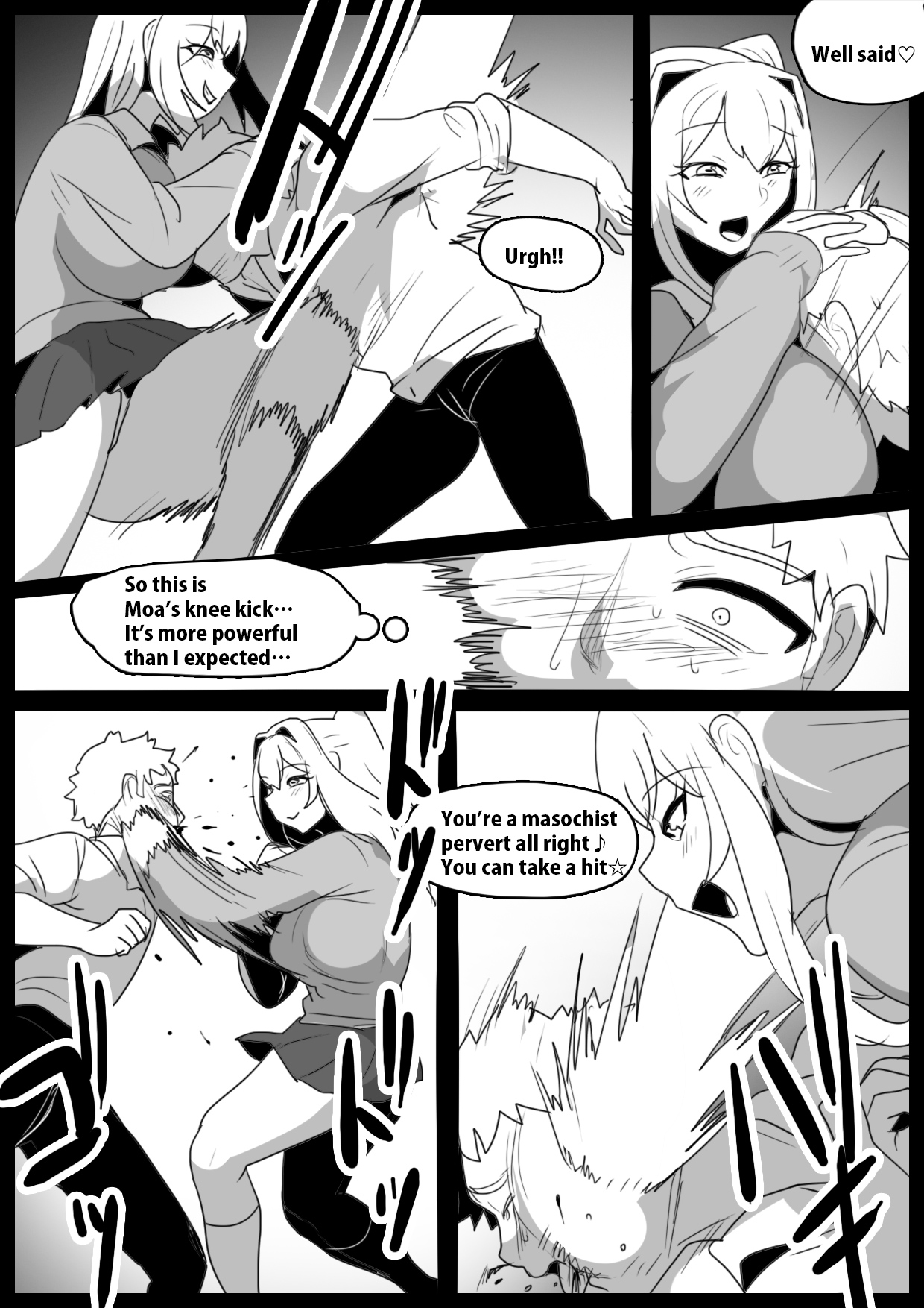 [The Nation of Head Scissors (kubi4, Toppogi)] Onaji Class no  Onna Tomodachi ni Maso Bare shite, Sandbag Dorei ni  Otosareta Hanashi. | Turned into a punching bag slave by two girls in my class who found out I was a masochist [English] numero di immagine  20