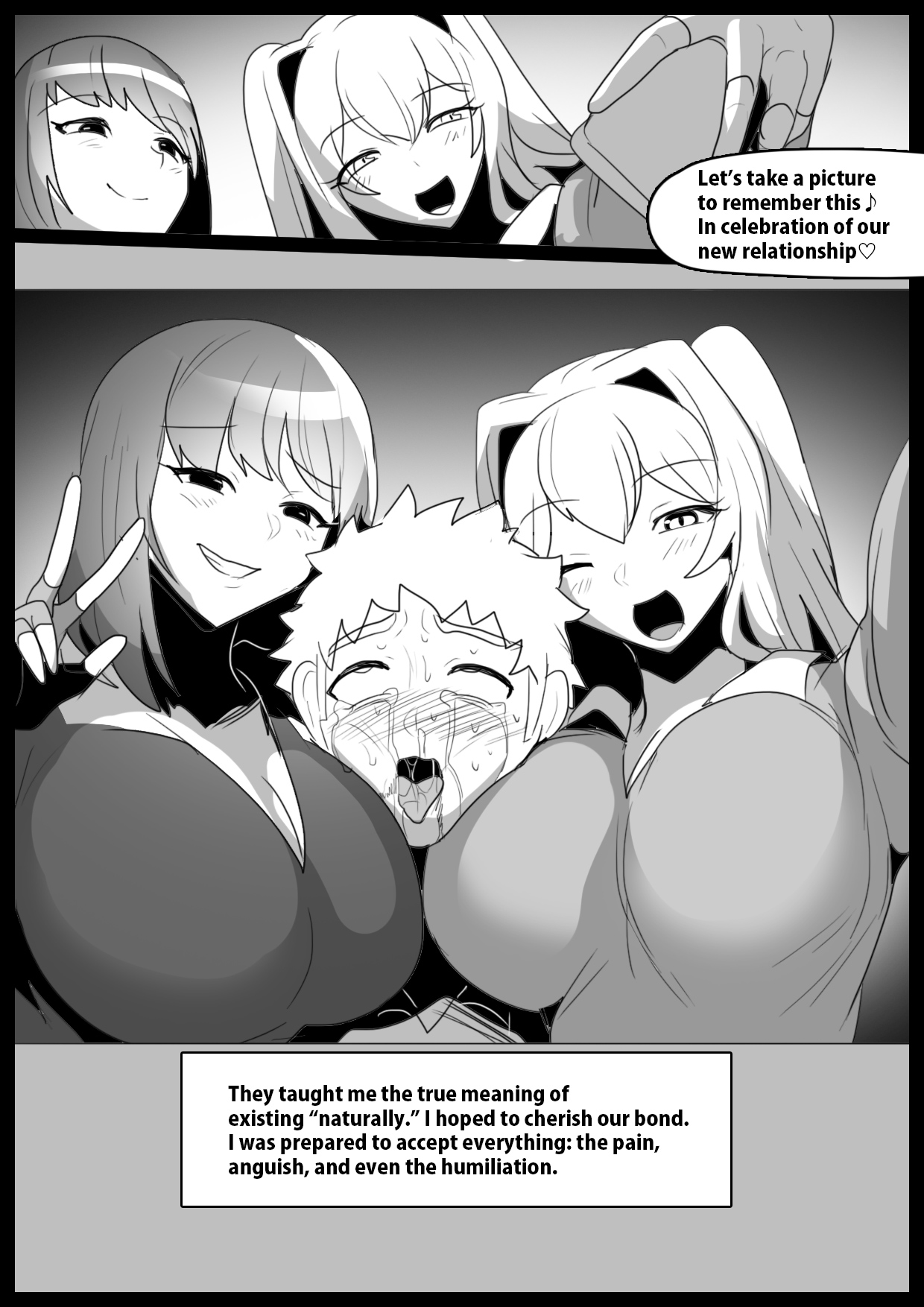 [The Nation of Head Scissors (kubi4, Toppogi)] Onaji Class no  Onna Tomodachi ni Maso Bare shite, Sandbag Dorei ni  Otosareta Hanashi. | Turned into a punching bag slave by two girls in my class who found out I was a masochist [English] numero di immagine  31