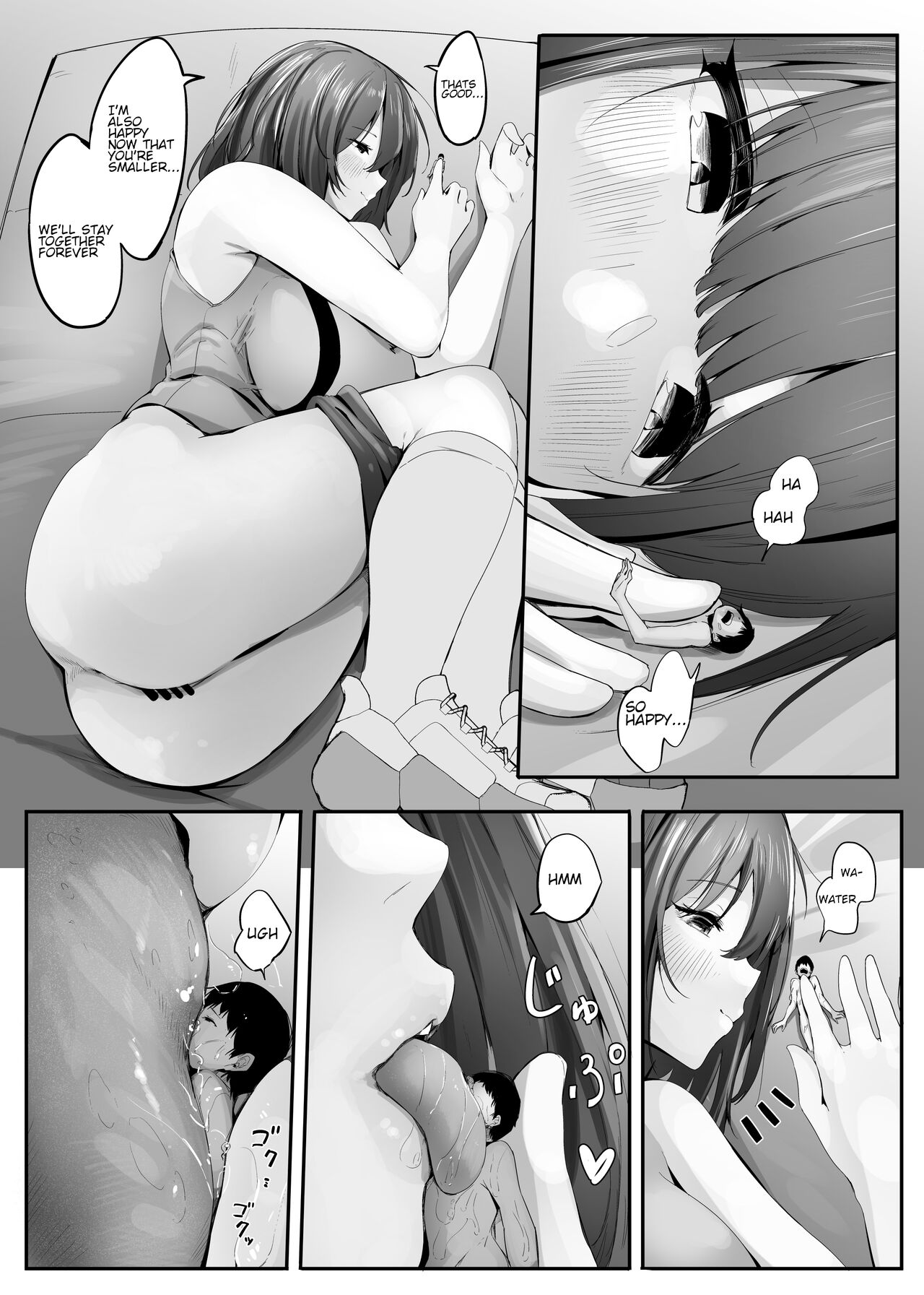 [Marushamo] Chiisaku sareta Natsuyasumi | Shrunken Summer Vacation Part 3 [English, Cleaned] [Faln] 4eme image