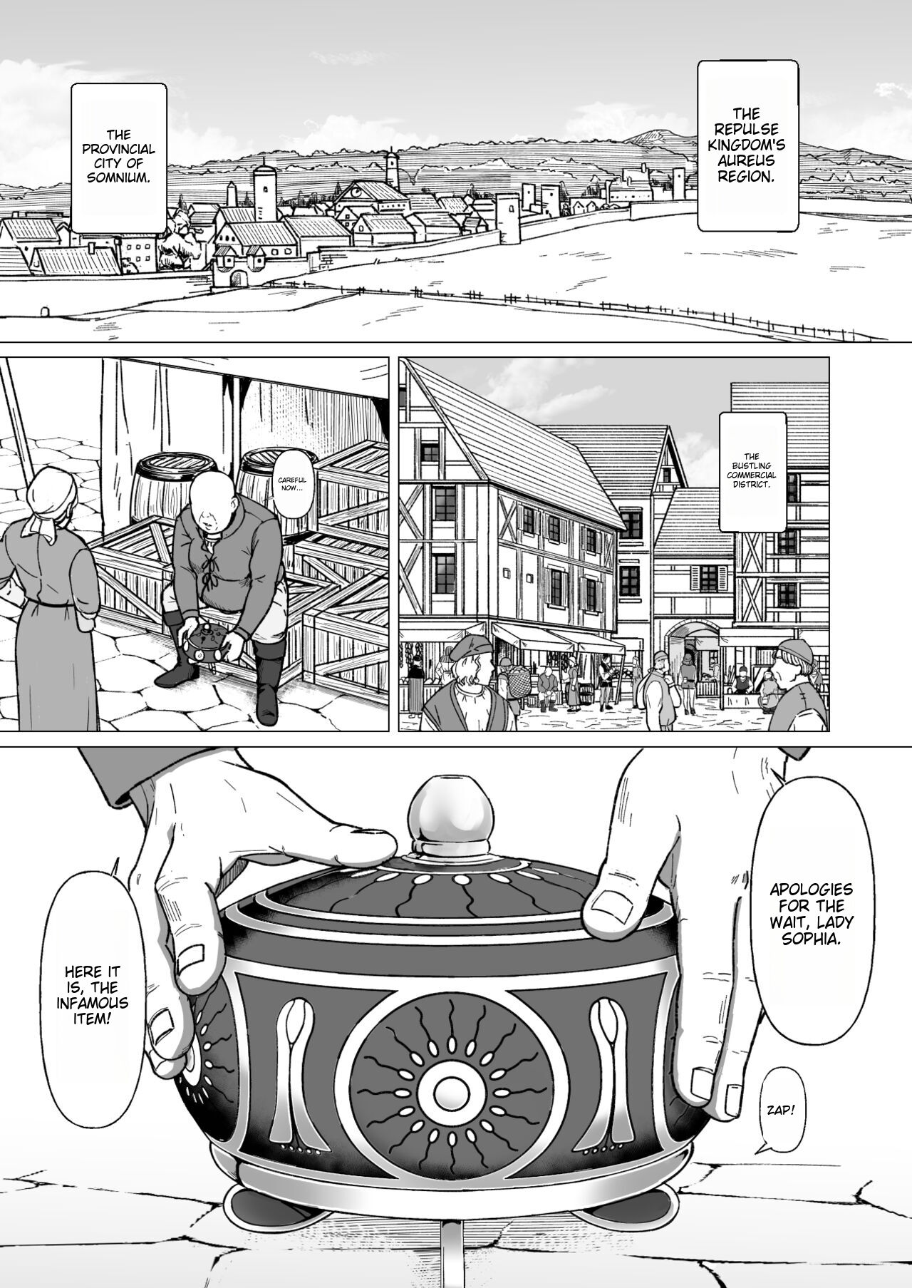 [Nanashi Novel] Gyoushounin Dirk to Mahou no Kouro | 	Peddler Dirk and the Magic Incense Burner   [English] imagen número 4