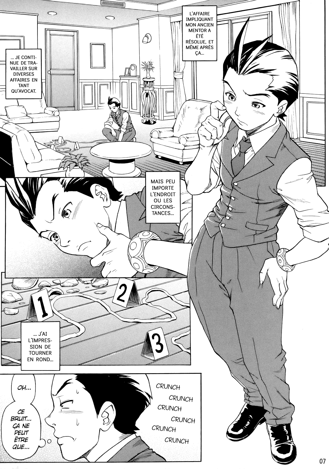 (C72) [Bakuretsu Fusen (Denkichi)] LOVE JUNKIE (Ace Attorney) [French] [Decensored] 7eme image