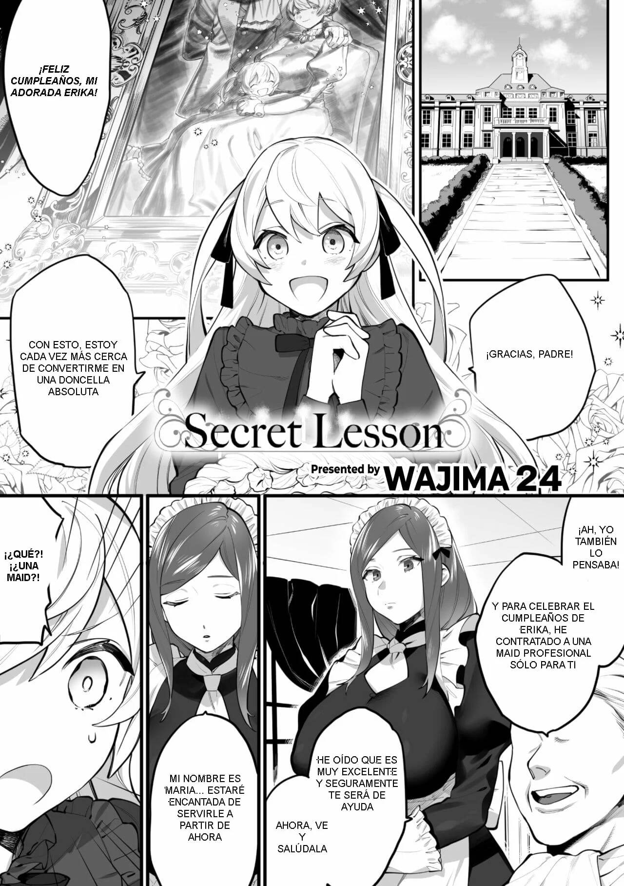 [Wajima24] Secret Lesson (2D Comic Magazine Mesugaki vs Yasashii Onee-san Vol. 2) [Spanish] [B.M.] [Digital] imagen número 1