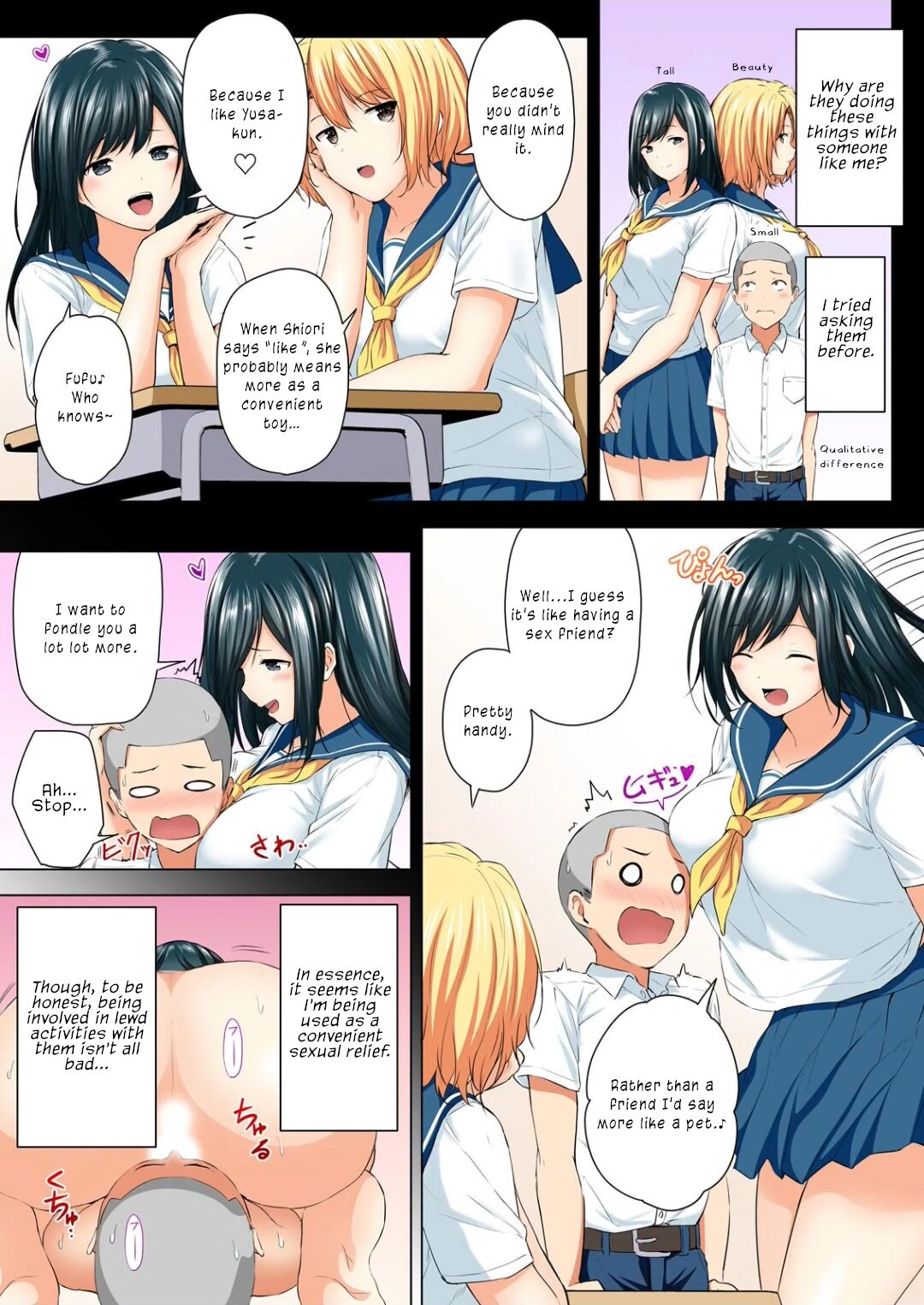 [Hachimitsu] Shinchousa 40cm, Kyou mo Omocha ni Saretemasu ~ Dekkai JK no Iinari SEX 1-2 | With a Height Difference of 40cm, I'm Being Toyed with Again Today ~ Sex Yes-Man of Huge High Shool Girls [English] 画像番号 31