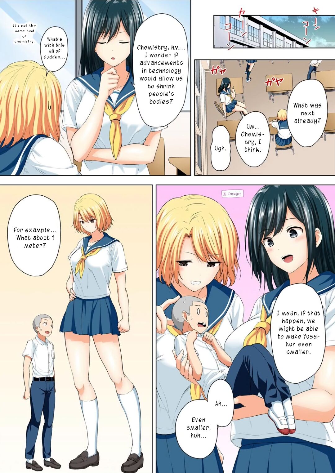 [Hachimitsu] Shinchousa 40cm, Kyou mo Omocha ni Saretemasu ~ Dekkai JK no Iinari SEX 1-2 | With a Height Difference of 40cm, I'm Being Toyed with Again Today ~ Sex Yes-Man of Huge High Shool Girls [English] 画像番号 38