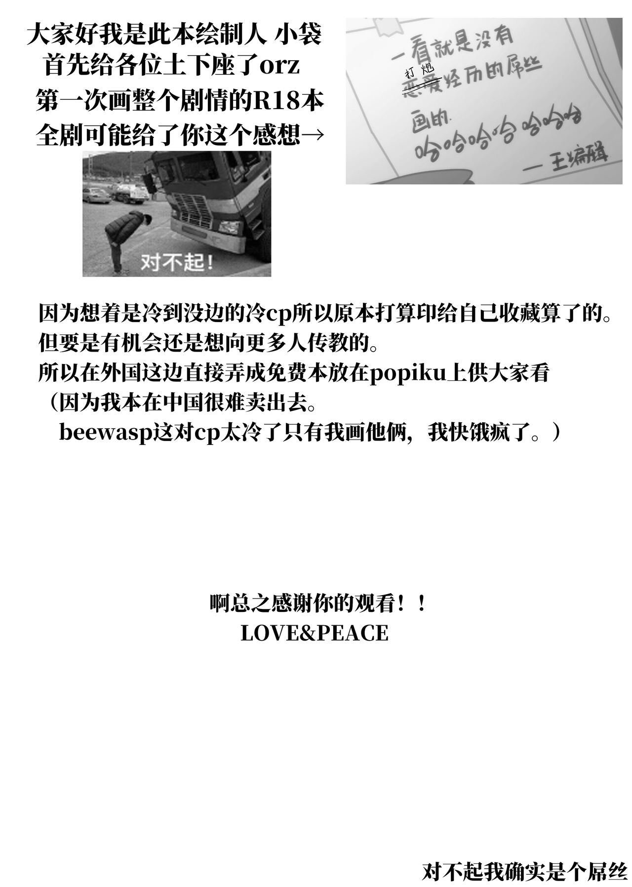 Transformers animated doujinshi《MISUNDERSTAND》beewasp R-18 图片编号 49