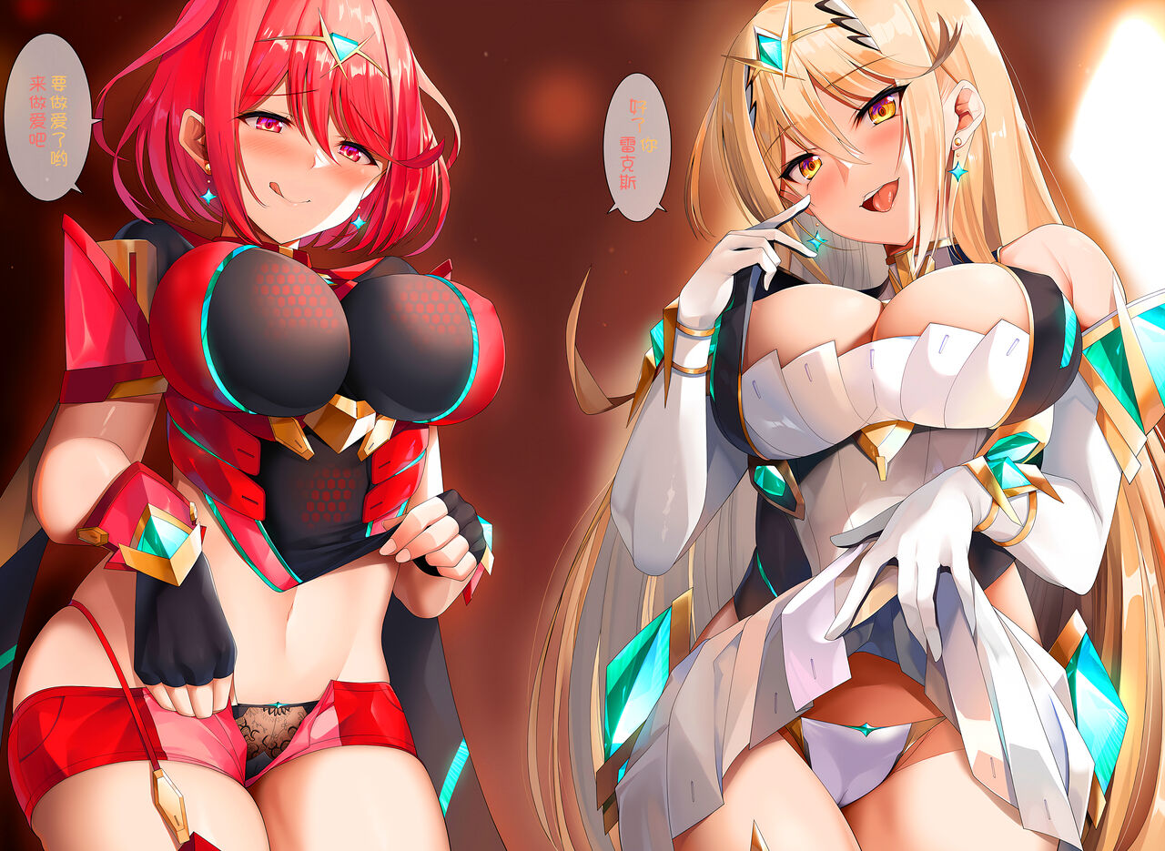 (C102) [DAIVE (KOU)] Ten no Seihai (Xenoblade Chronicles 2) [Chinese] [甜族星人x我不看本子汉化] 图片编号 6