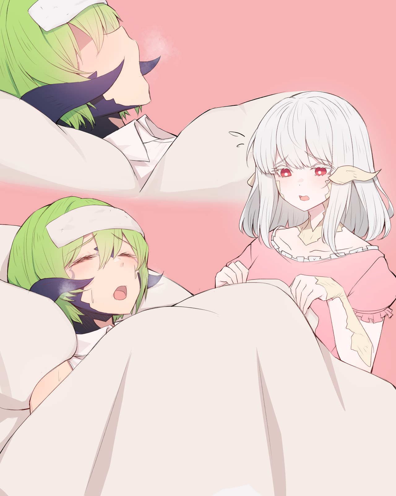 [Rikuguma] Helping a Sick Friend image number 1