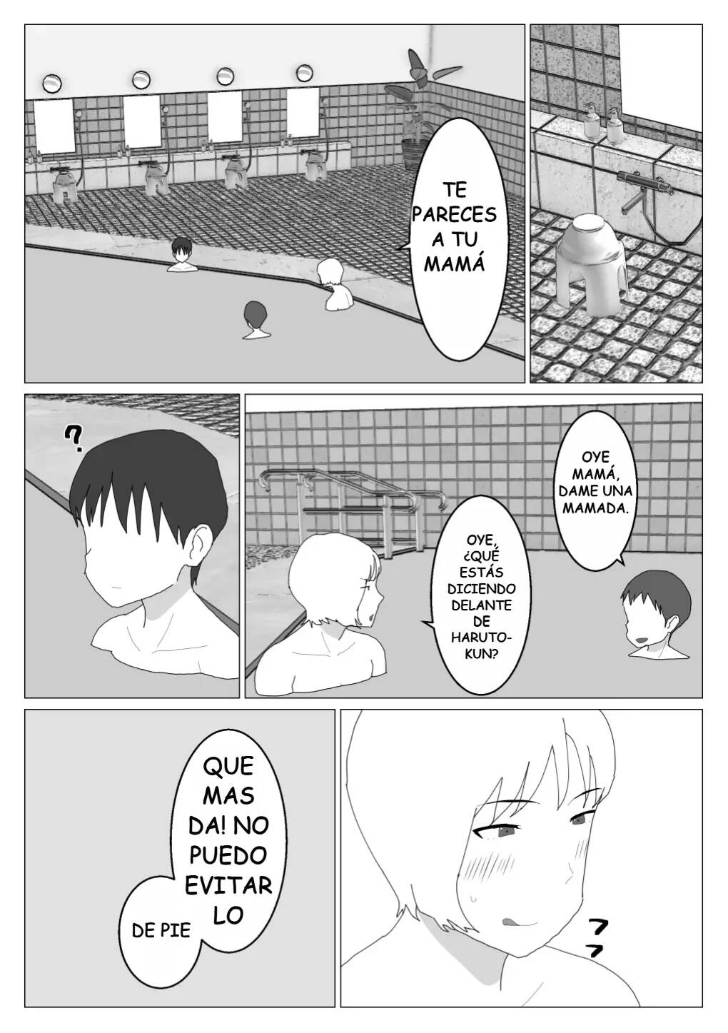 [Oroboy] Dakara Konyoku nante Iya da tte Ittan da 2 | Mamá y Los Baños Mixtos 2 [Spanish] image number 14