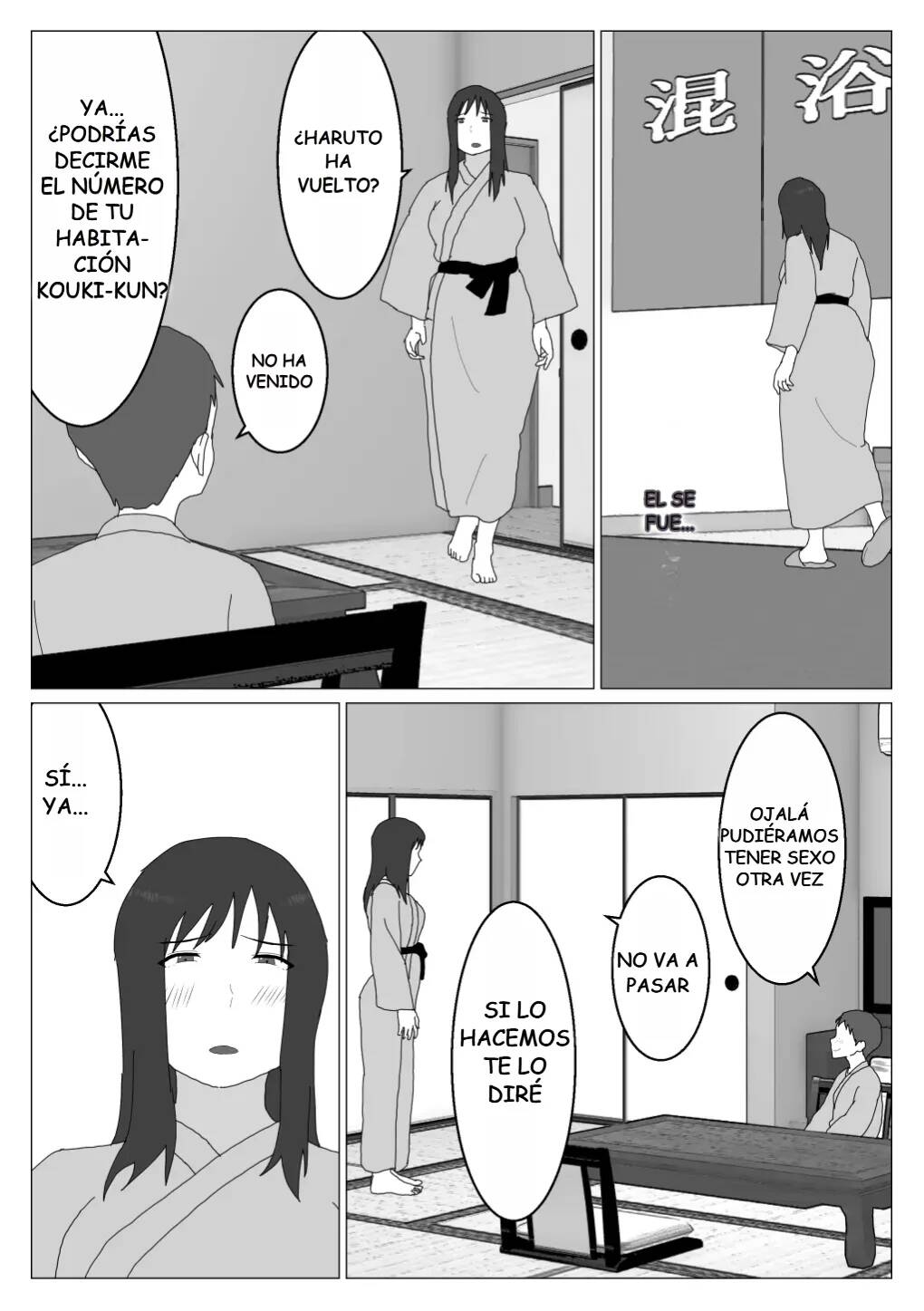 [Oroboy] Dakara Konyoku nante Iya da tte Ittan da 2 | Mamá y Los Baños Mixtos 2 [Spanish] image number 27