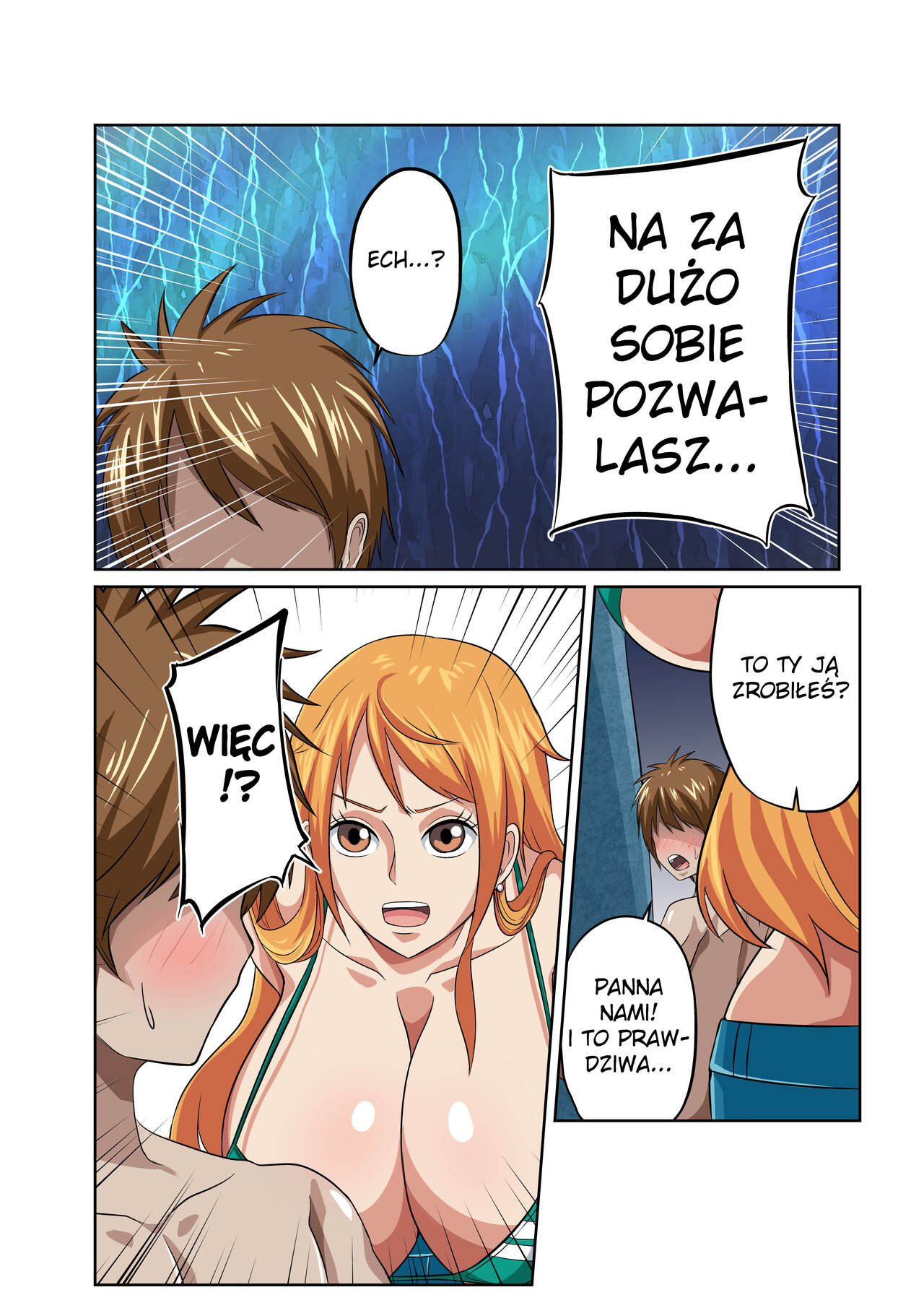[Q Doujin] Dorobouneko no Douzou no Mae de | Przed Statuą Kociej Złodziejki (One Piece) [Polish] Bildnummer 6