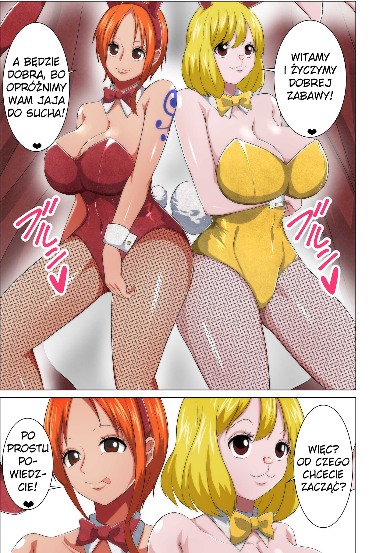 [Q Doujin] Bunny Service | Sesja Z Króliczkami (One Piece) [Polish] 이미지 번호 3