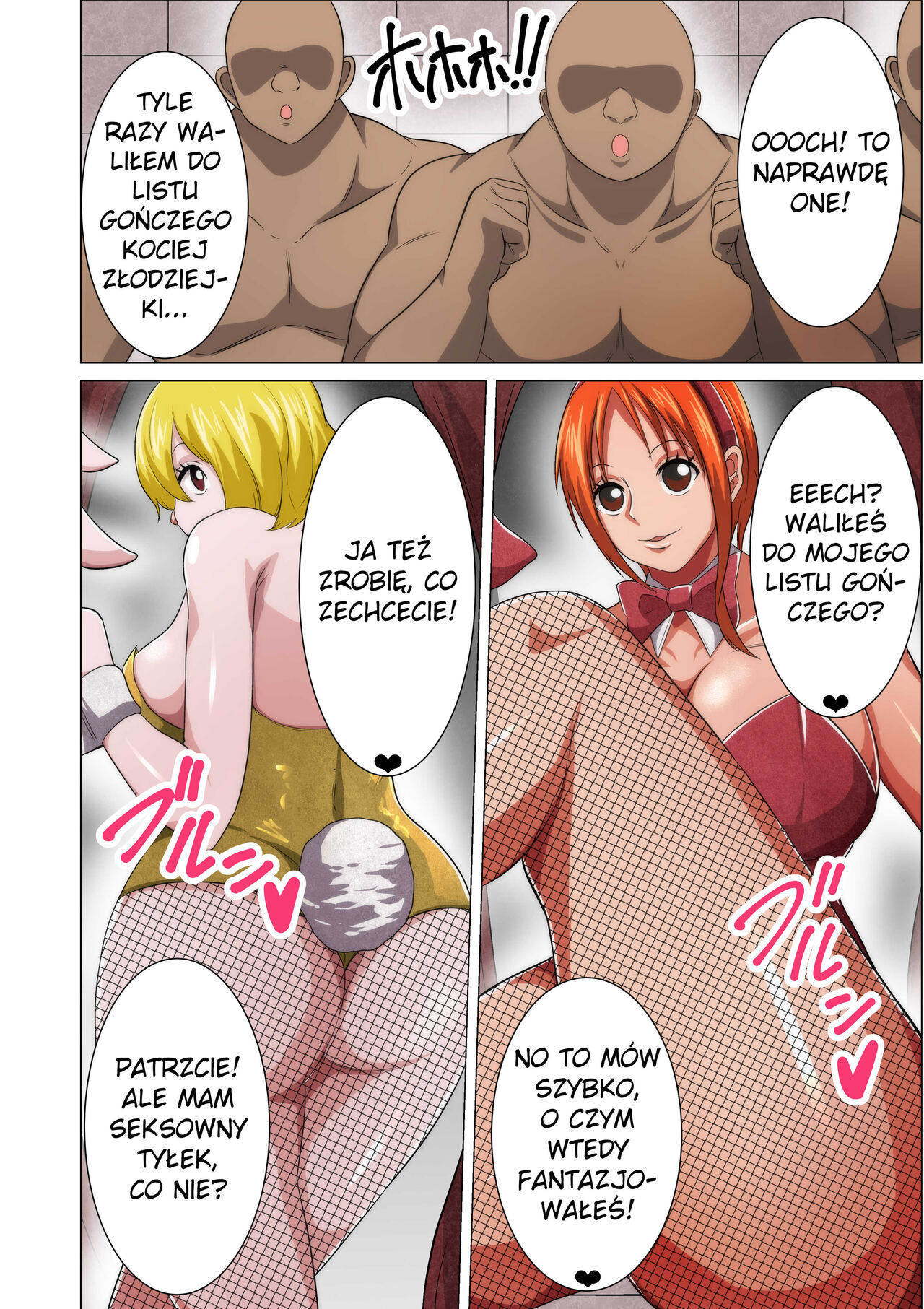 [Q Doujin] Bunny Service | Sesja Z Króliczkami (One Piece) [Polish] 이미지 번호 4