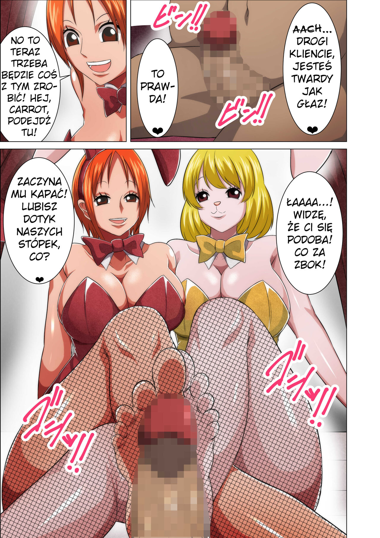 [Q Doujin] Bunny Service | Sesja Z Króliczkami (One Piece) [Polish] 이미지 번호 5