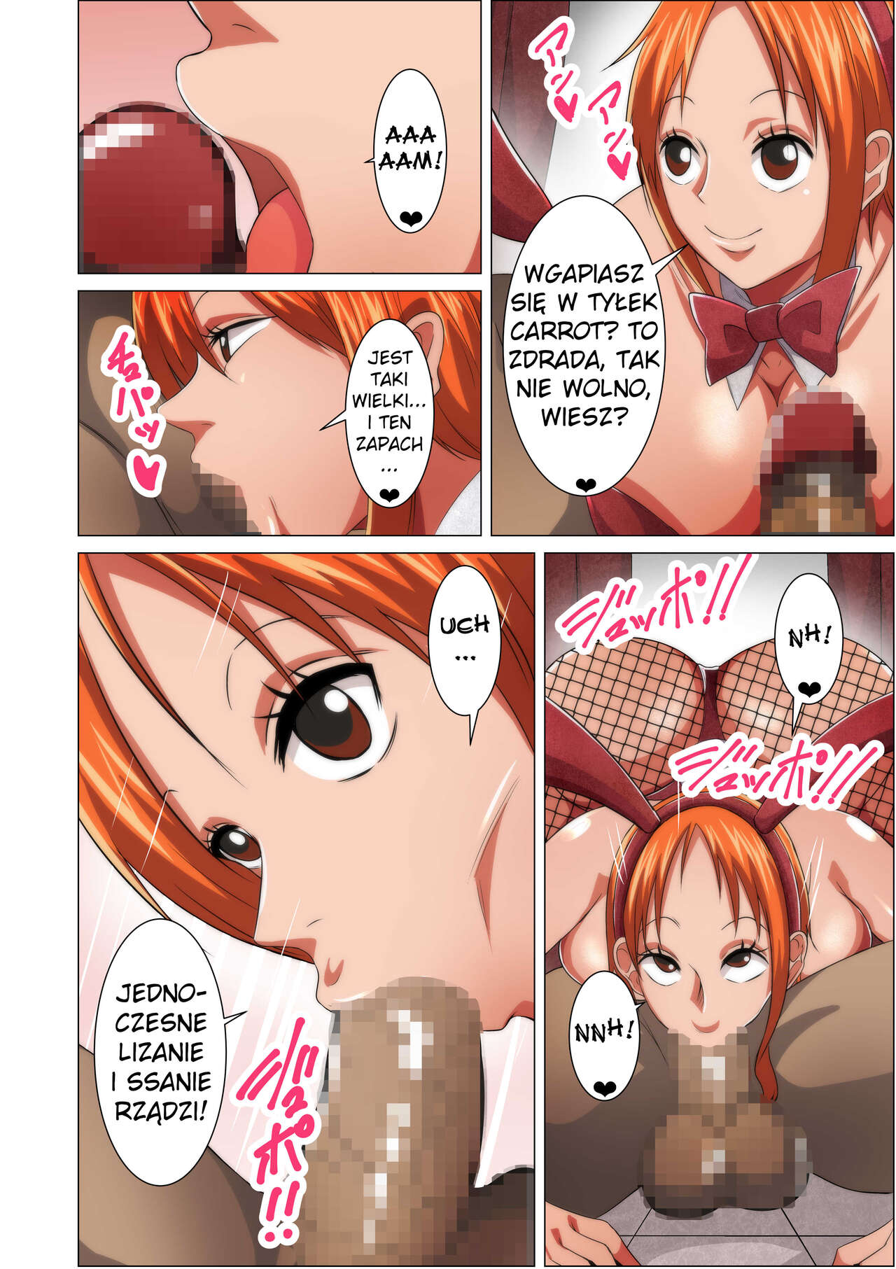 [Q Doujin] Bunny Service | Sesja Z Króliczkami (One Piece) [Polish] 이미지 번호 8