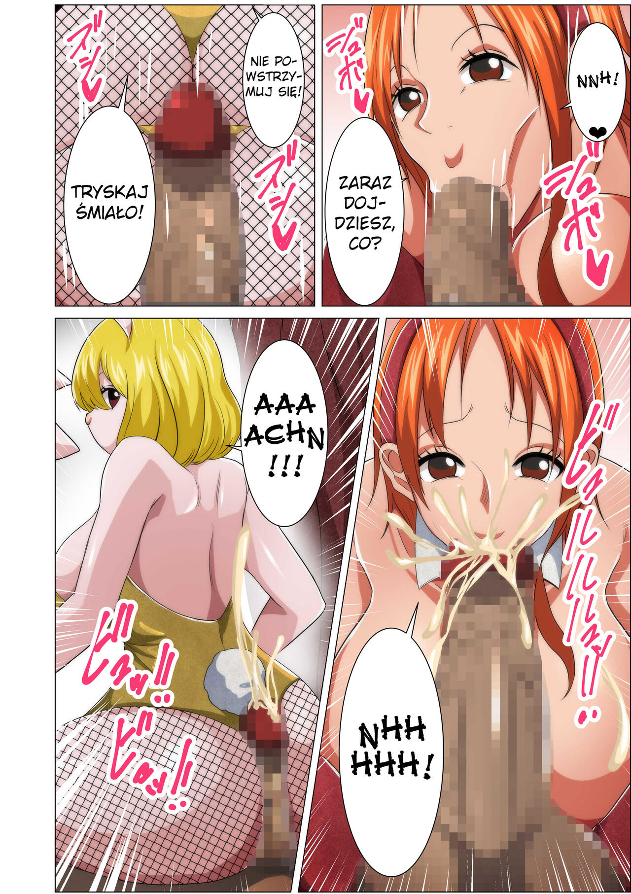 [Q Doujin] Bunny Service | Sesja Z Króliczkami (One Piece) [Polish] 이미지 번호 10