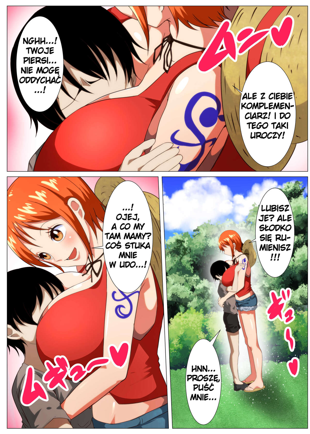 [Q Doujin] Tawawa na Dorobouneko | Piersiasta Złodziejka (One Piece) [Polish] 画像番号 3