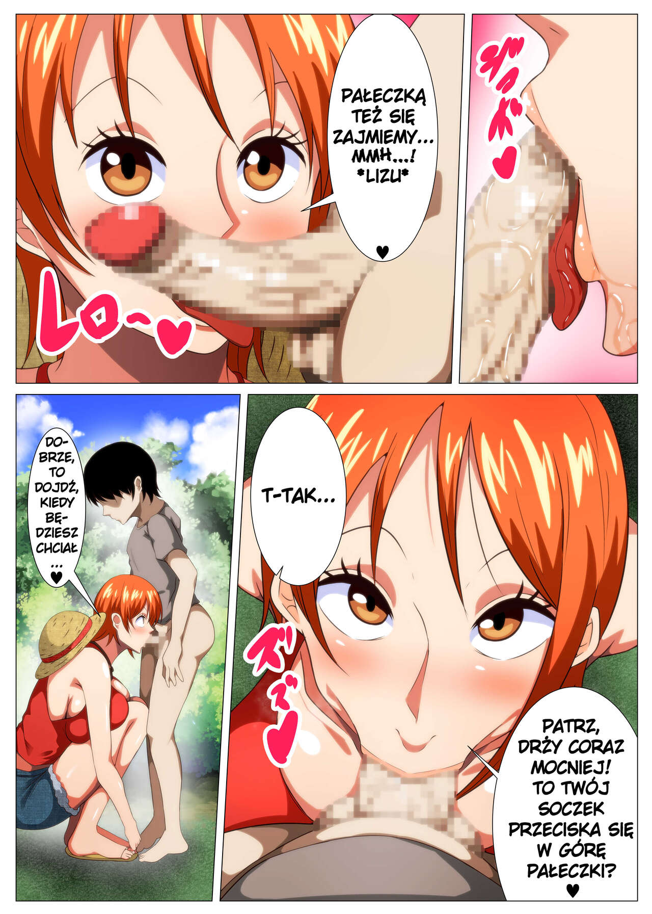 [Q Doujin] Tawawa na Dorobouneko | Piersiasta Złodziejka (One Piece) [Polish] 画像番号 8