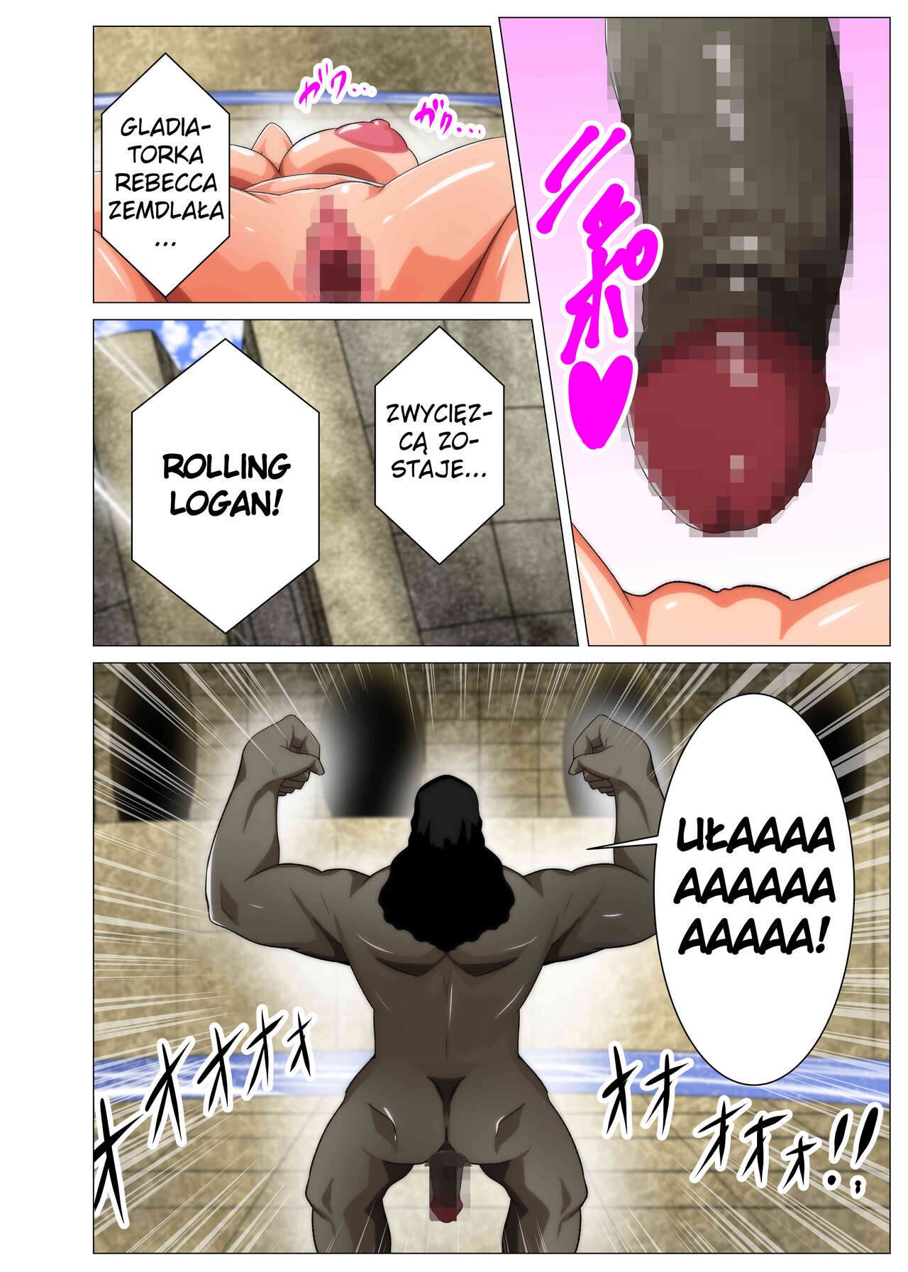 [Q Doujin] Onna Kentoushi no Shakuhou o Kaketa Chousen | Walka O Wolność Młodej Gladiatorki (One Piece) [Polish] 이미지 번호 12