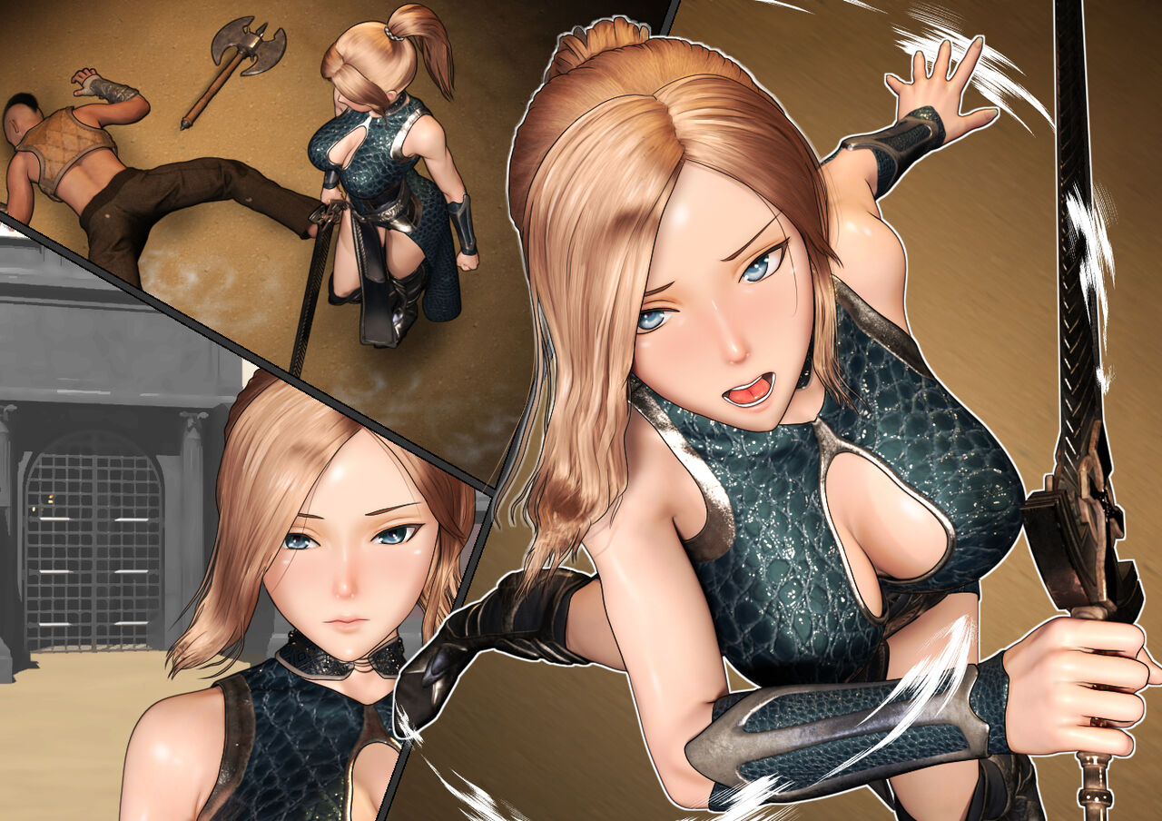 [サンキエスプロジェクト] 女剣士エレナの敗北 Bildnummer 10