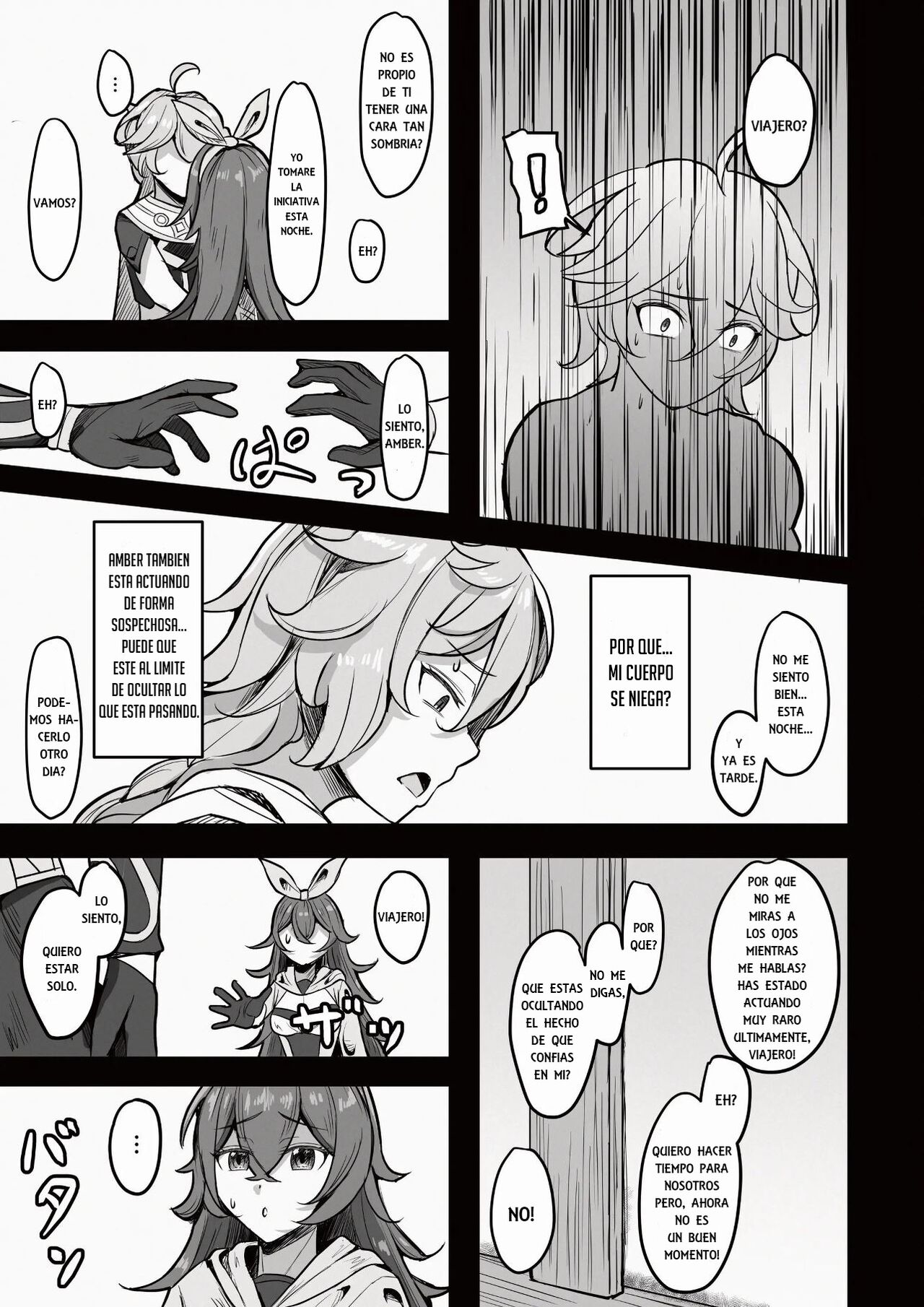 [Mumei Kibou (Nantoka)] Boku, Hontou wa Mona no Koto ga Suki nanda (Genshin Impact) [Spanish] [Digital] 图片编号 12