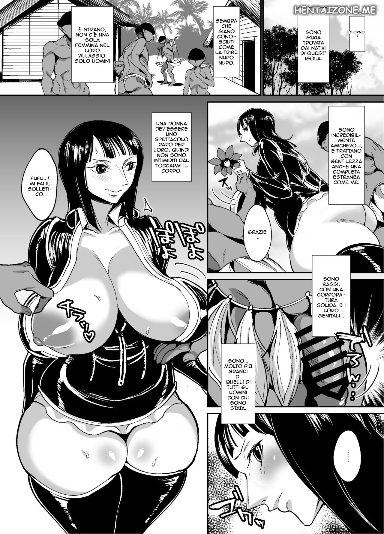 [REM9 (Hamiltan)] Nico Robin no Ibunka Kouyuuroku | Persa sull' Isola Tropicale (One Piece) [Italian] [Digital] image number 3