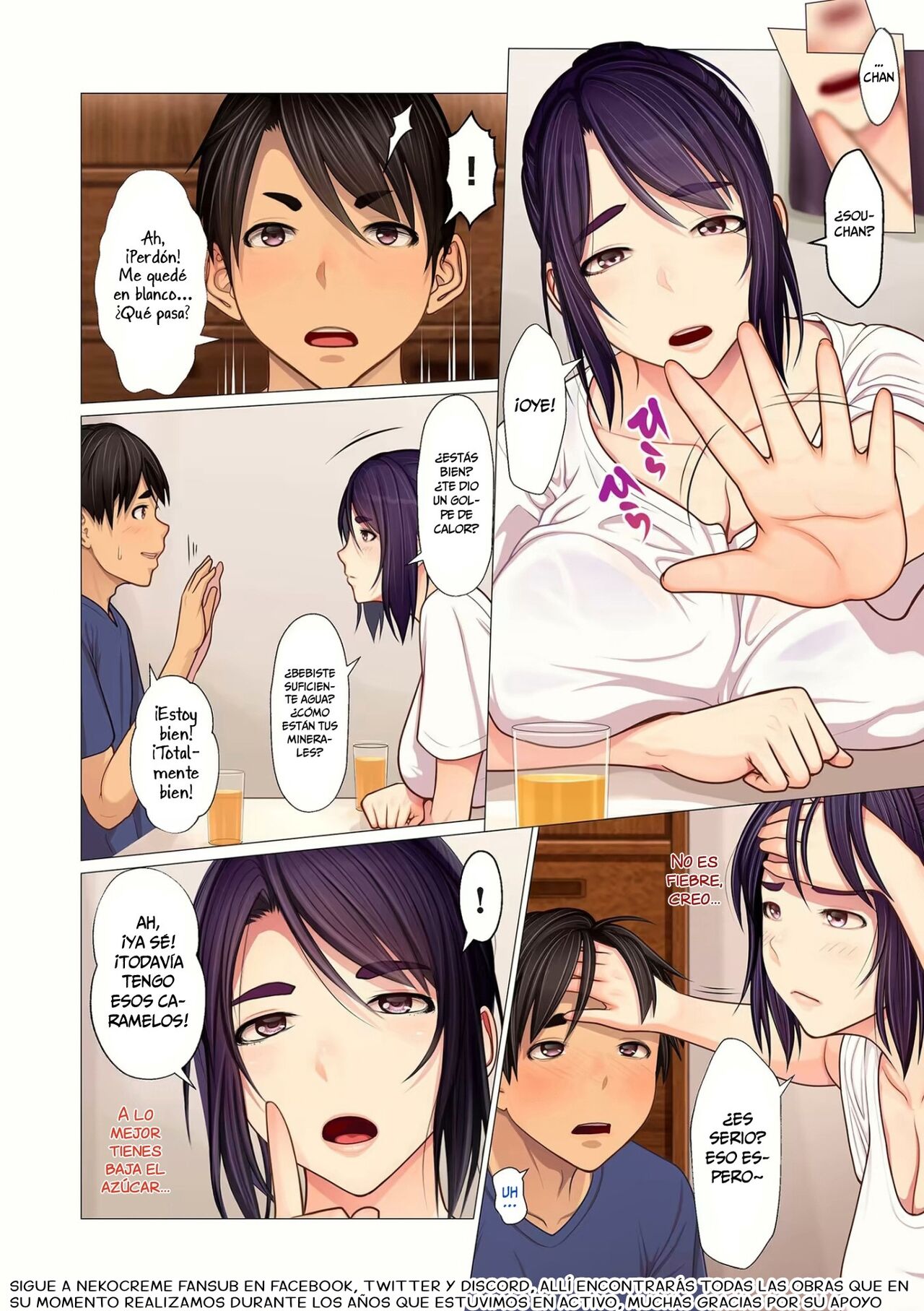 [Emori Uki] Oba-chan no Waki to Ase to etc... | Las Axilas de mi Tía, su Sudor y... (COMIC KURiBERON DUMA 2020-03 Vol. 19) [Spanish] [NekoCreme] 图片编号 4