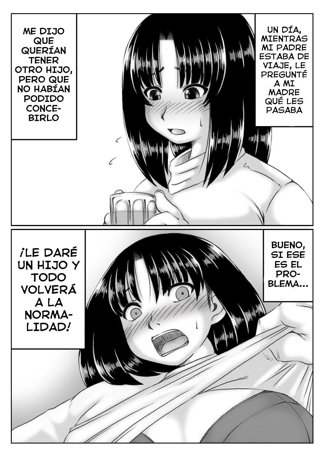 [Kirin Planet (Mankai Beesuke)] Gibo to Boku no Ninkatsu Keikaku | Mi Plan de Embarazo Para Mi Madre [Spanish] [J.C. Translations] imagen número 3