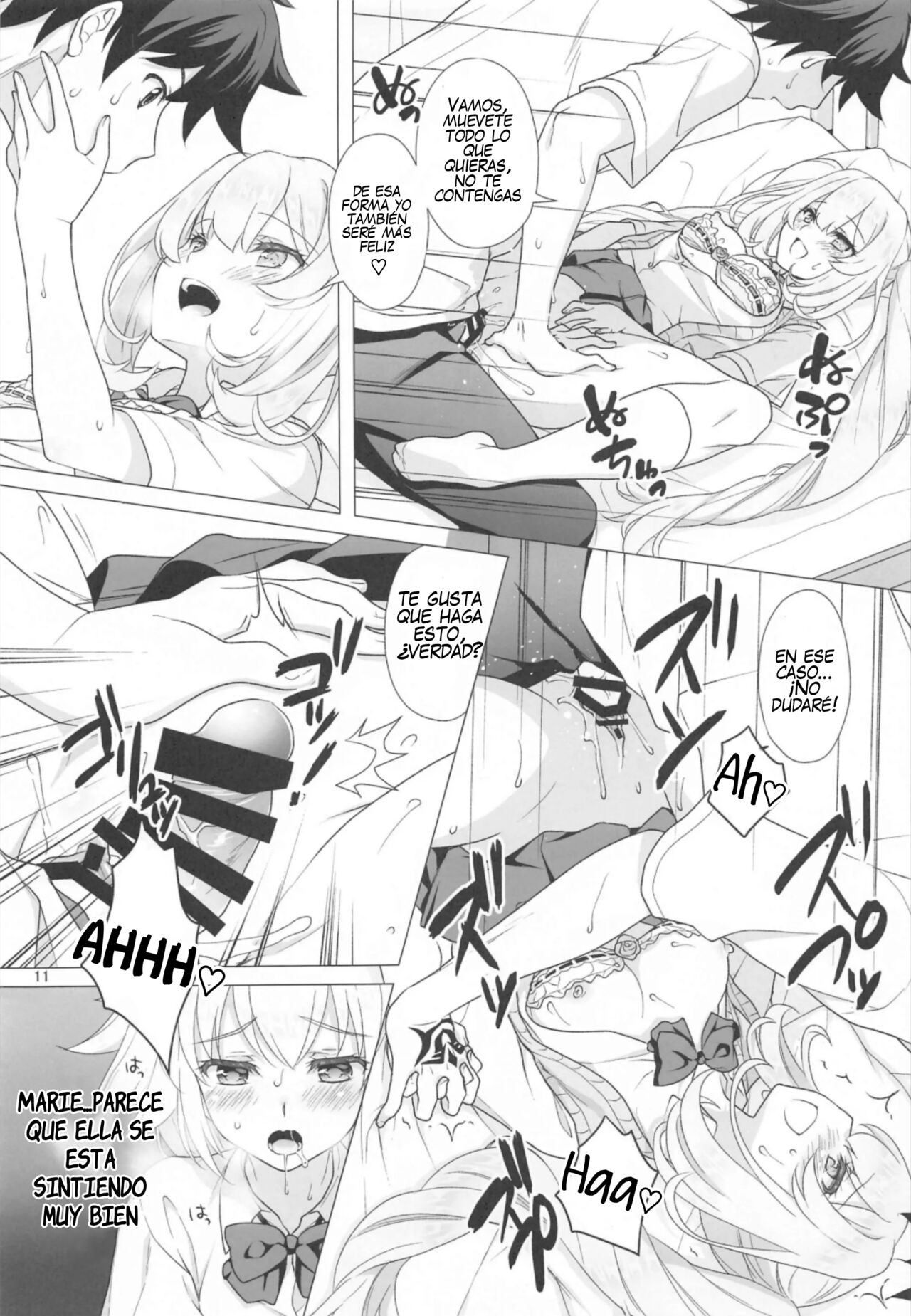 [Marimo-ya (Mori Marimo)] CHALDEA GIRLS COLLECTION Jeanne & Marie Motto Seifuku H Shimakuru Hon (Fate/Grand Order) [Spanish] numero di immagine  10