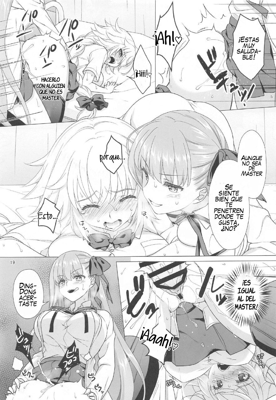 [Marimo-ya (Mori Marimo)] CHALDEA GIRLS COLLECTION Jeanne & Marie Motto Seifuku H Shimakuru Hon (Fate/Grand Order) [Spanish] numero di immagine  18
